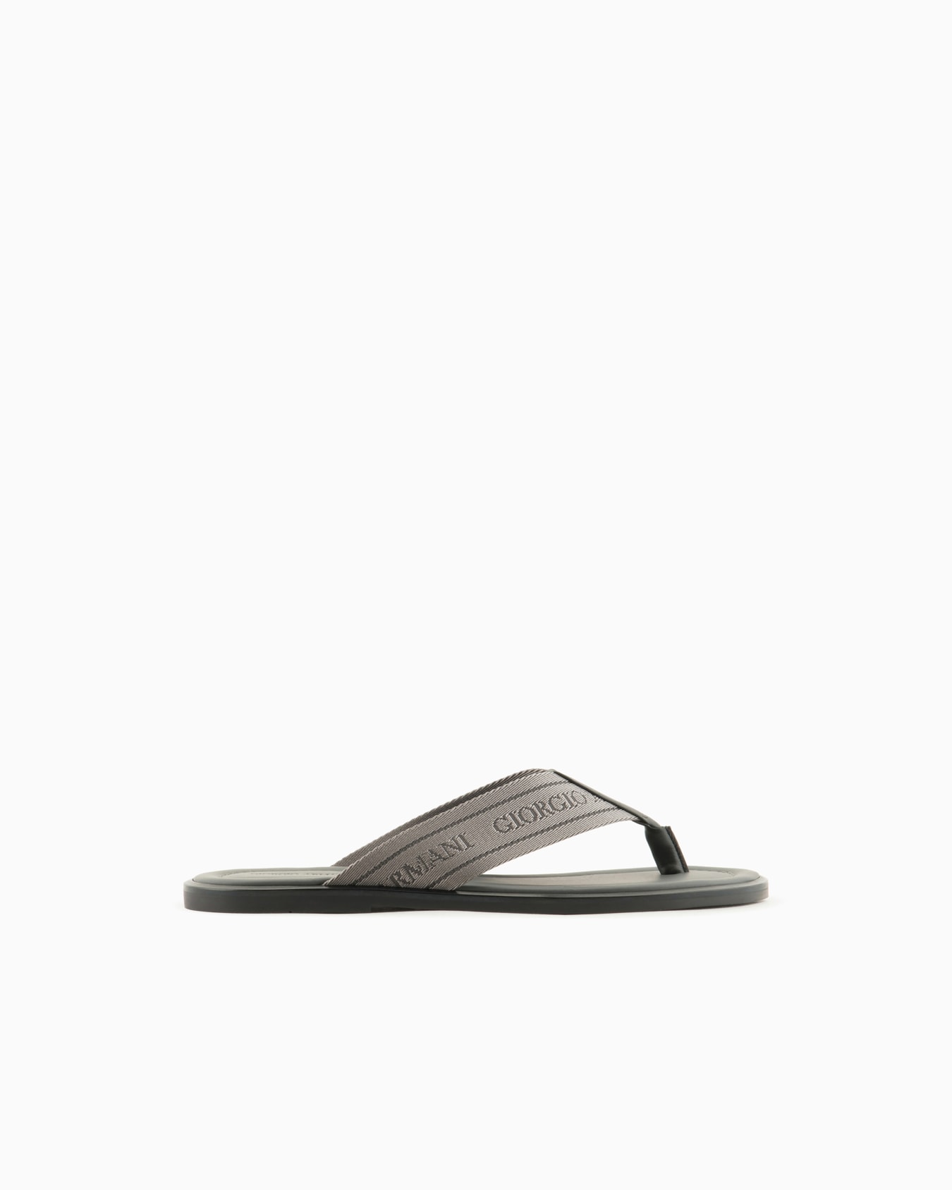 Webbing thong sandals Slide 0