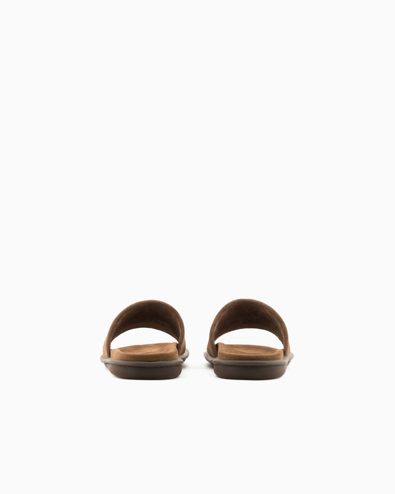 Suede sandals with logo Slide 3