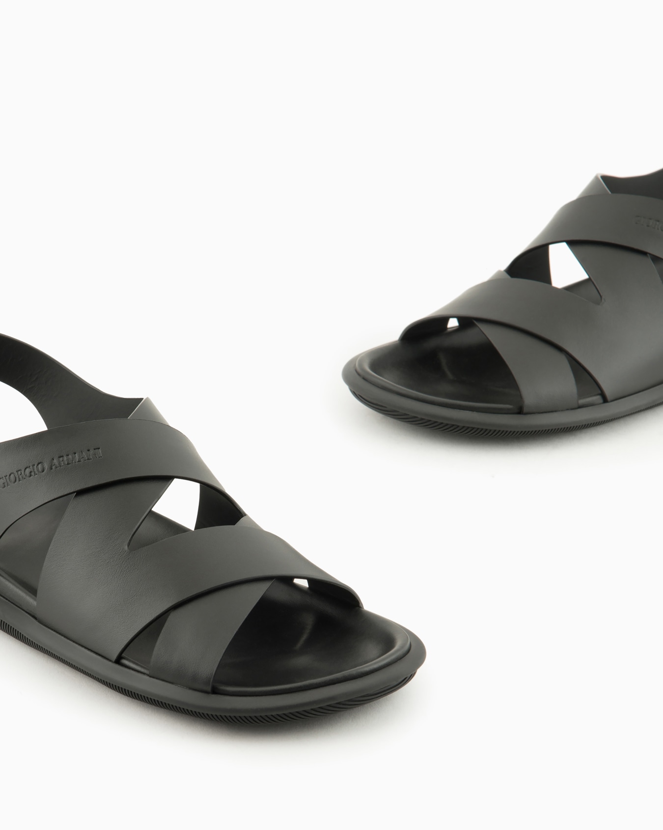 Leather woven sandals Slide 4