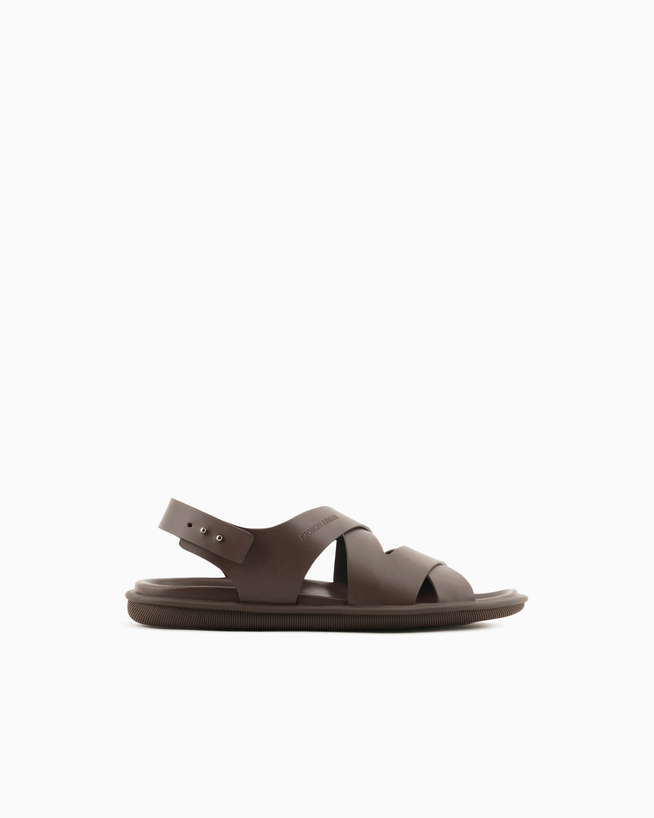 Leather woven sandals Slide 0