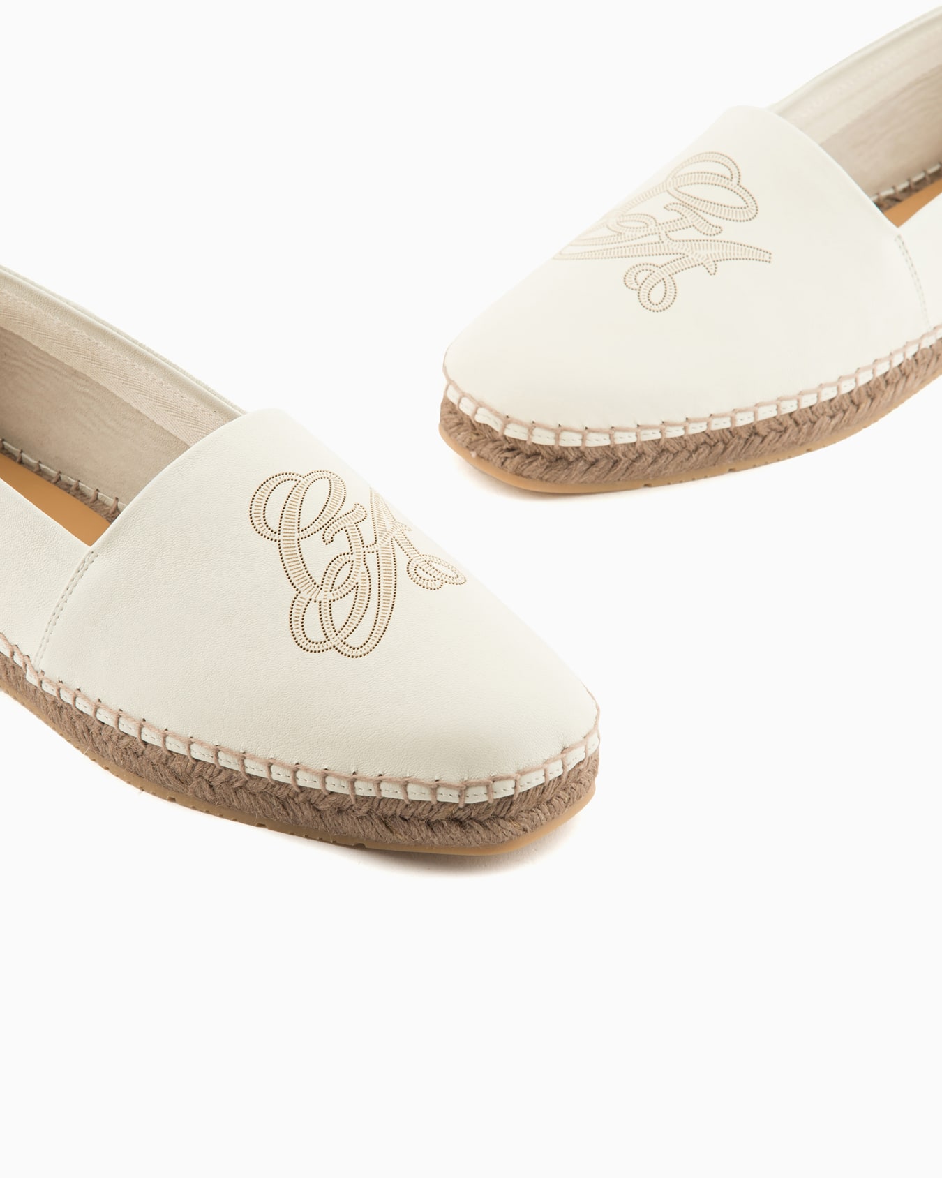 Espadrillas in nappa con logo Slide 4