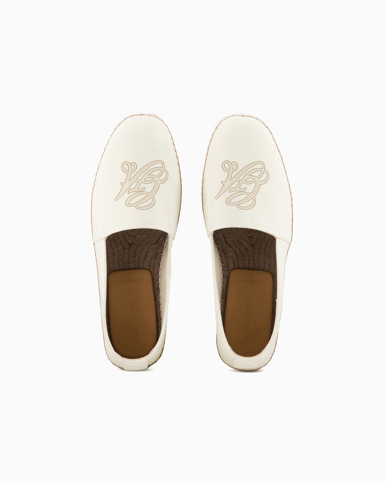 Espadrillas in nappa con logo Slide 2