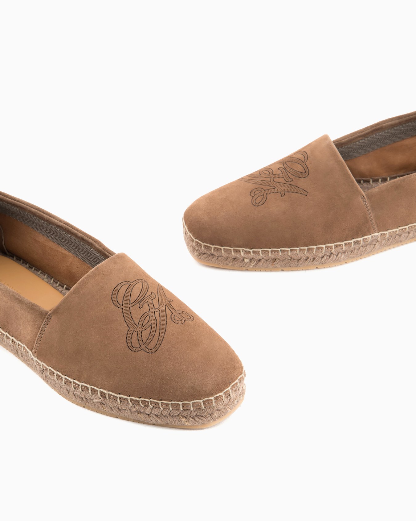 Suede espadrilles with logo Slide 4