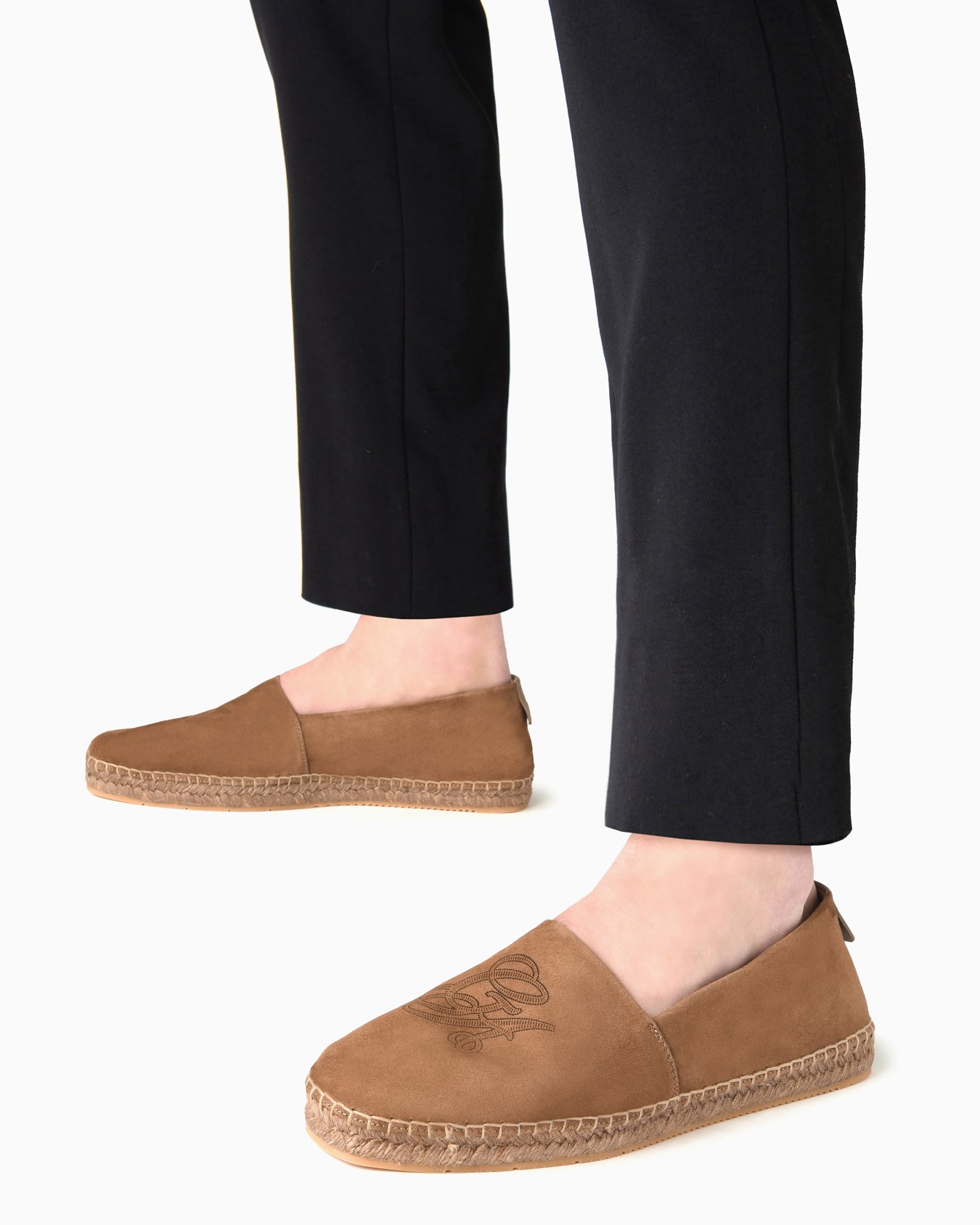 Suede espadrilles with logo Slide 6
