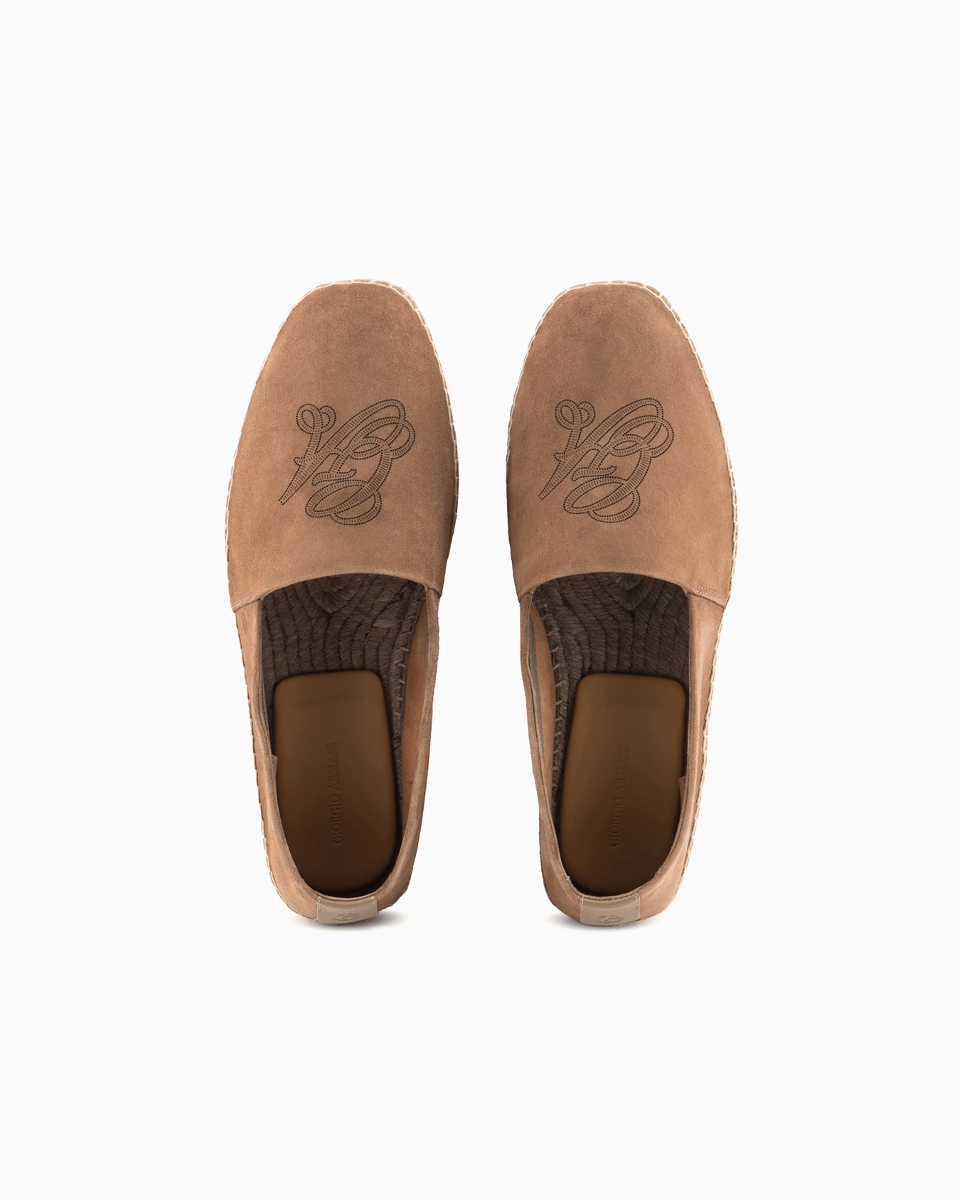 Suede espadrilles with logo Slide 2