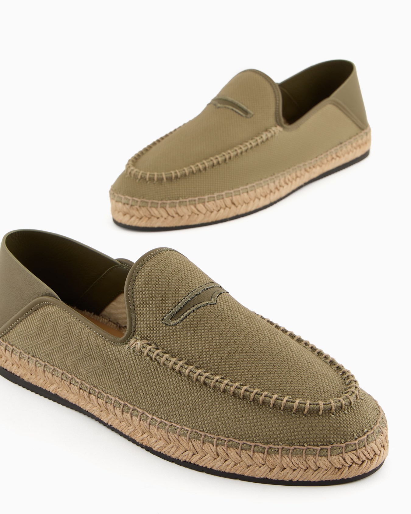 Canvas and leather espadrilles Slide 4