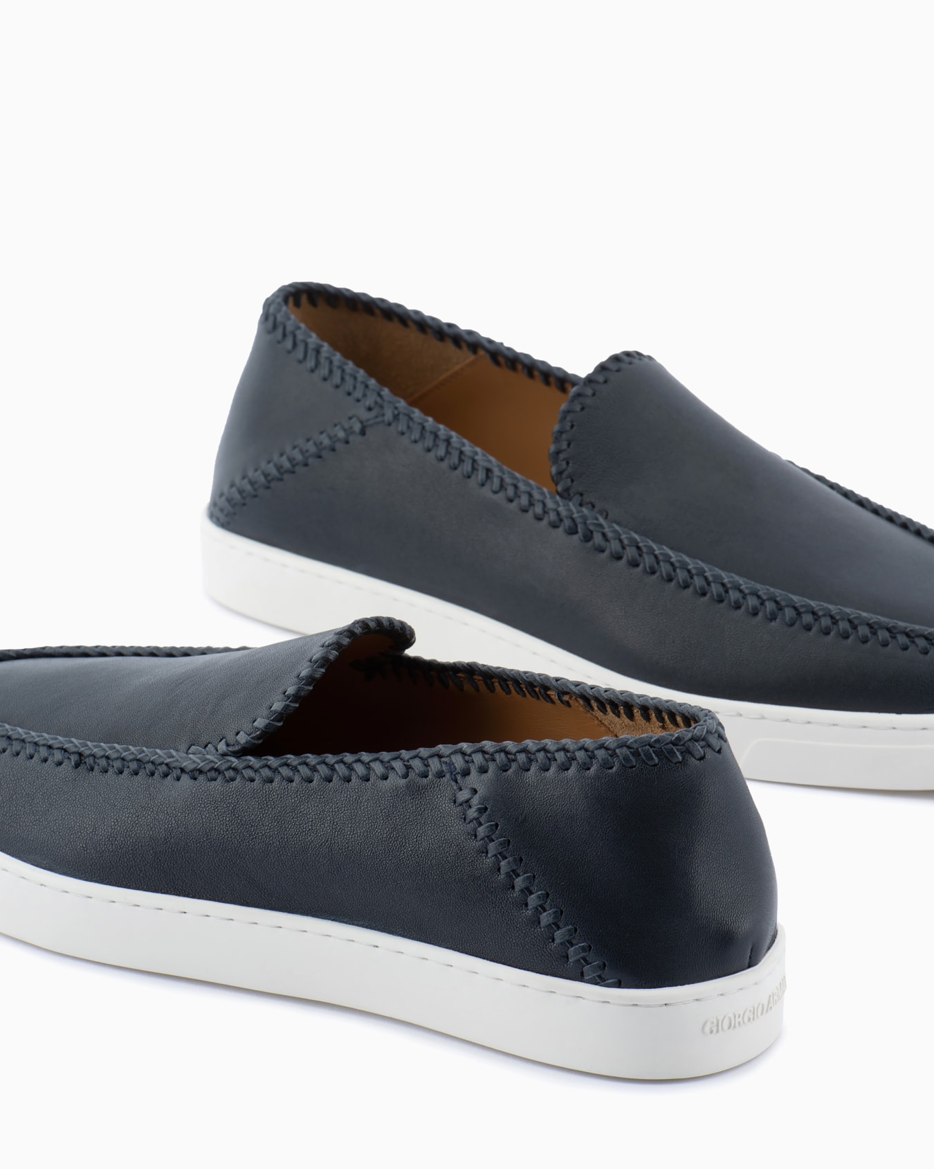 Galleria 3 nappa-leather slip-ons Slide 3