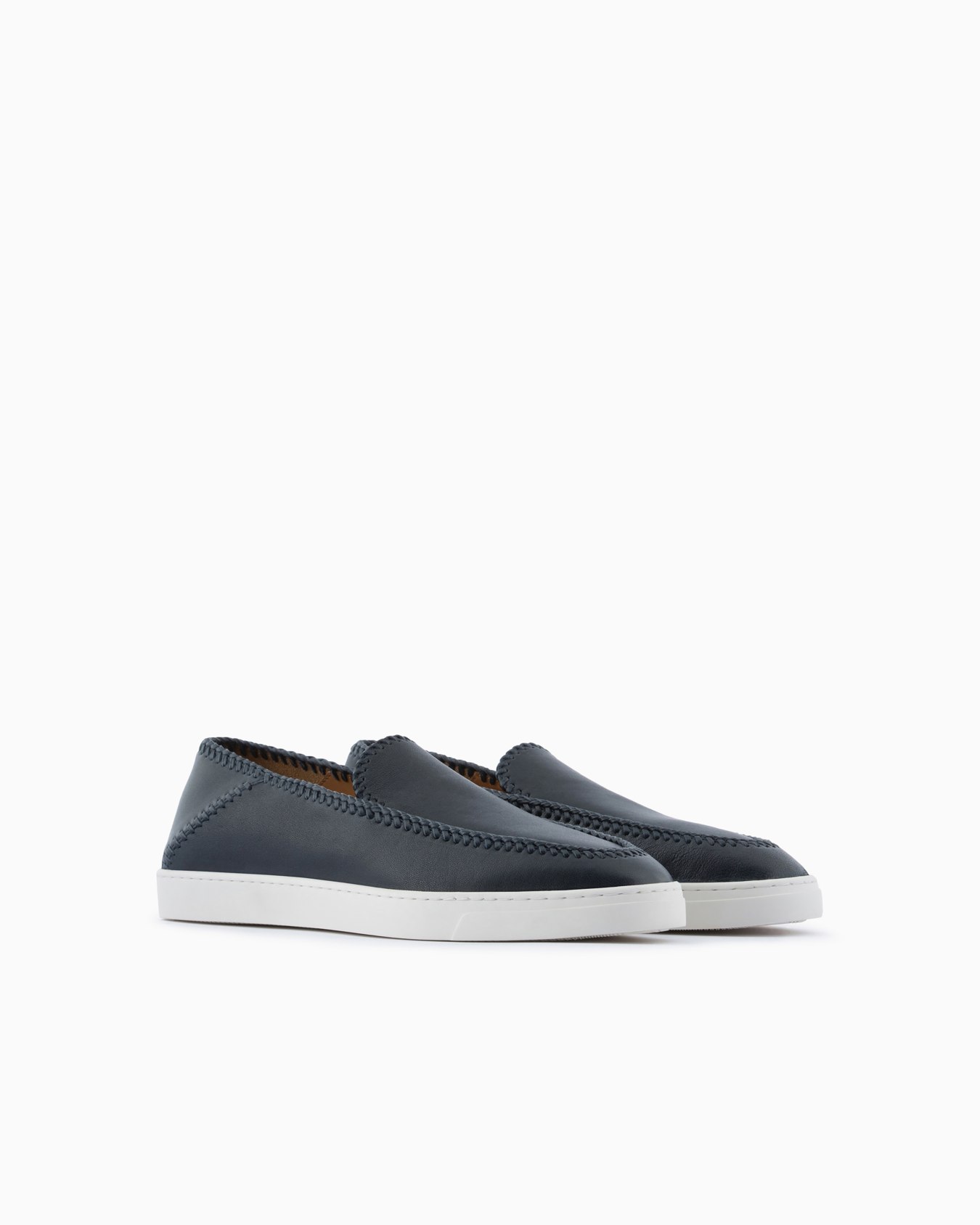 Galleria 3 nappa-leather slip-ons Slide 1