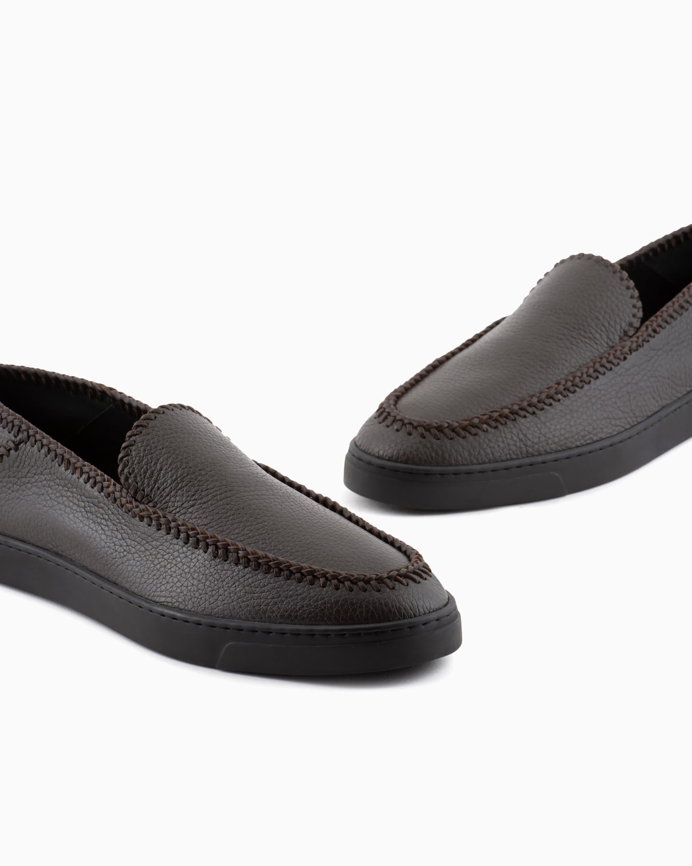 Galleria 3 deerskin slip-ons with threading Slide 4
