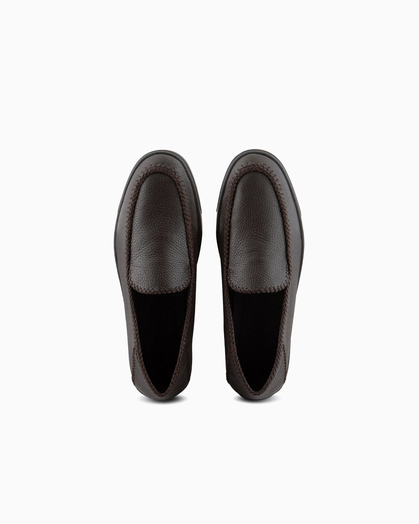Galleria 3 deerskin slip-ons with threading Slide 2