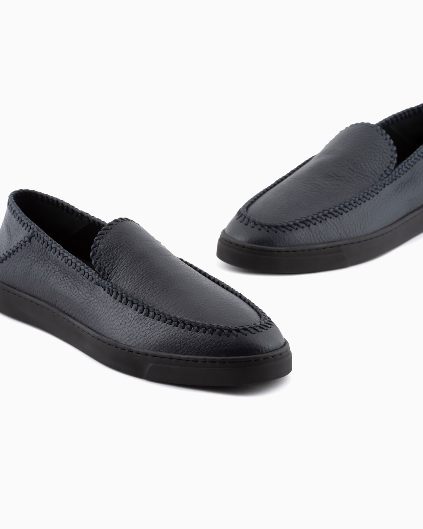Galleria 3 deerskin slip-ons with threading Slide 4