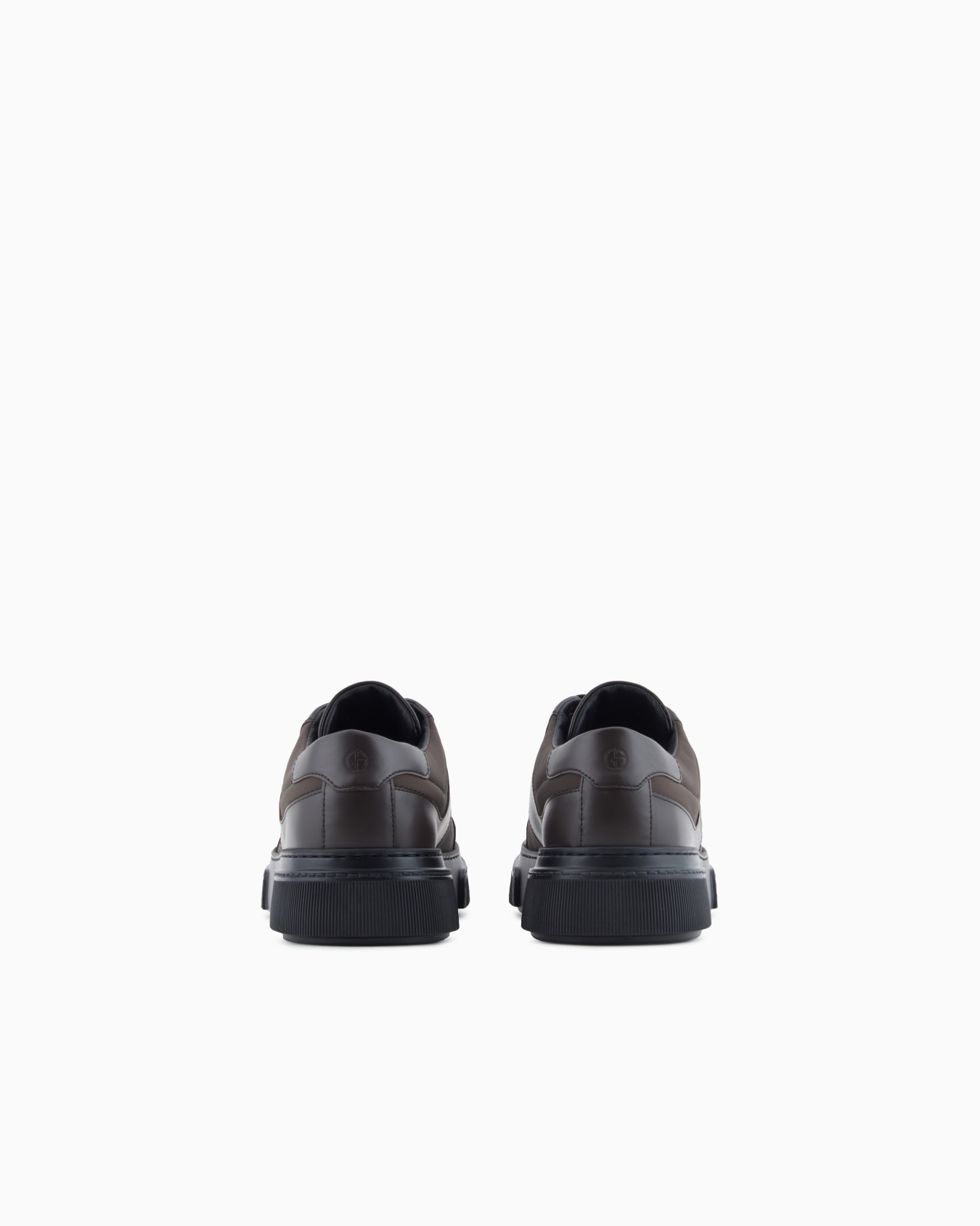 Leather and fabric sneakers Slide 3