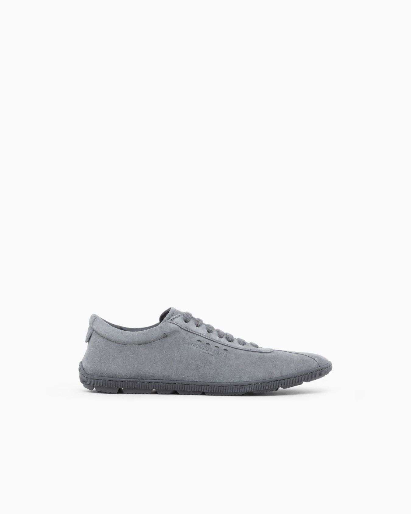 Low-top sneaker in foldable suede with rubber sole  Slide 0