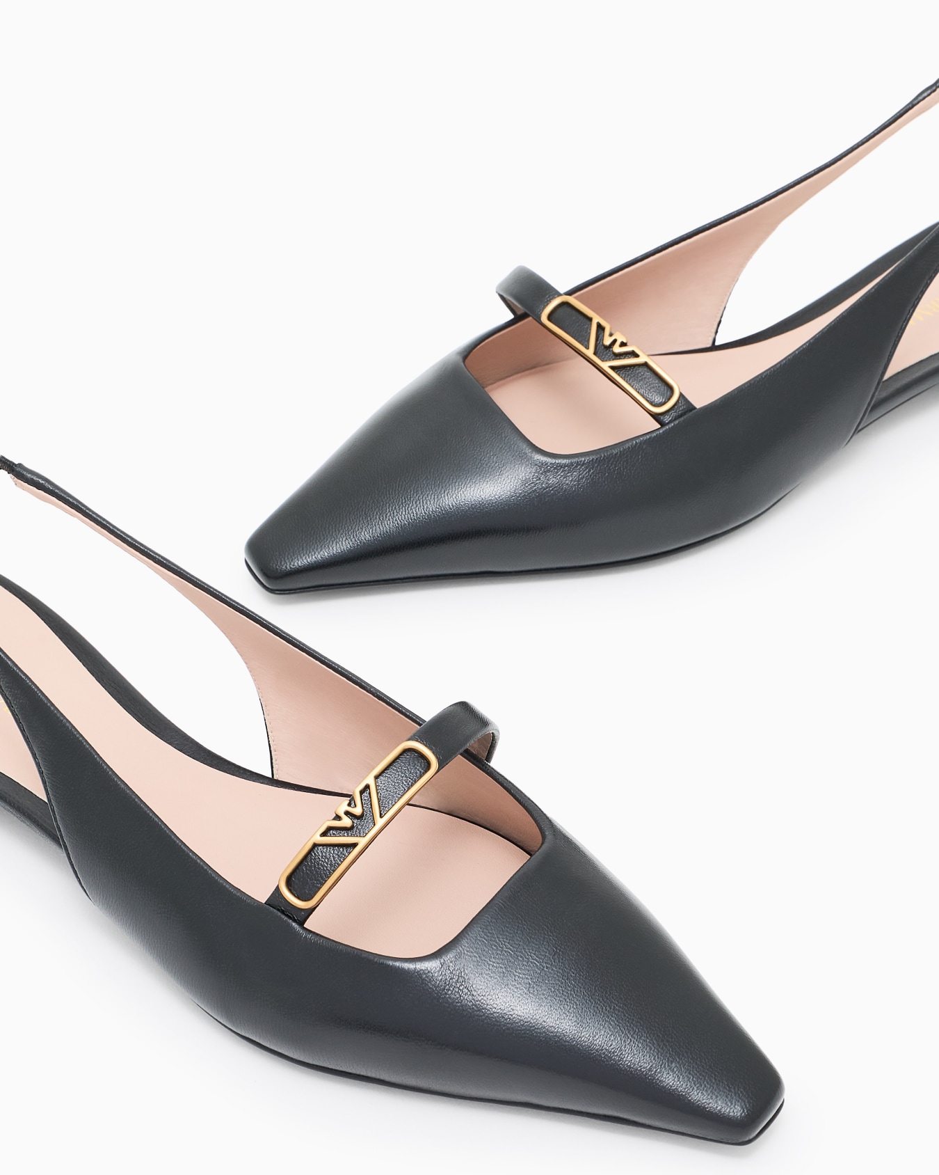 Slingback-Ballerinas aus Nappa mit Adlerplakette Folie 4