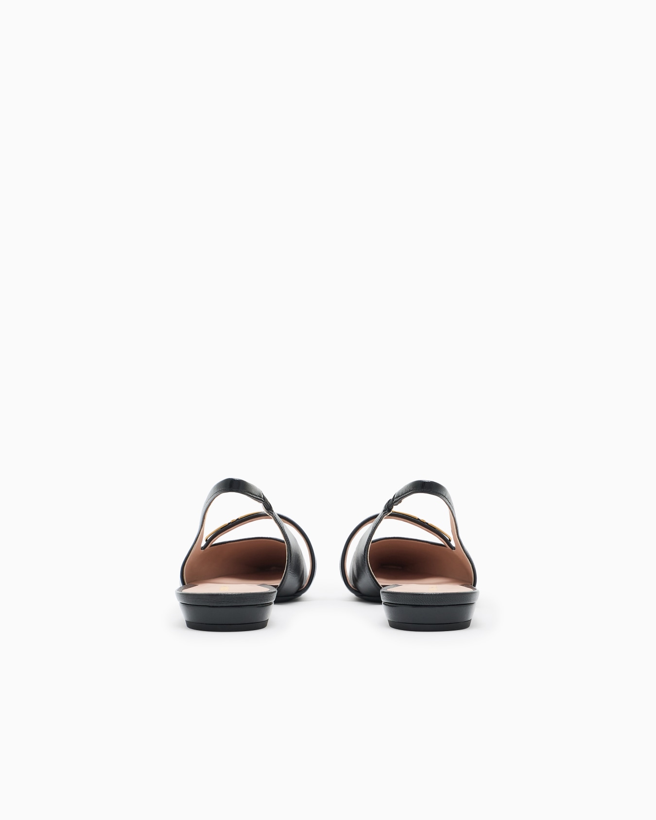 Slingback-Ballerinas aus Nappa mit Adlerplakette Folie 3
