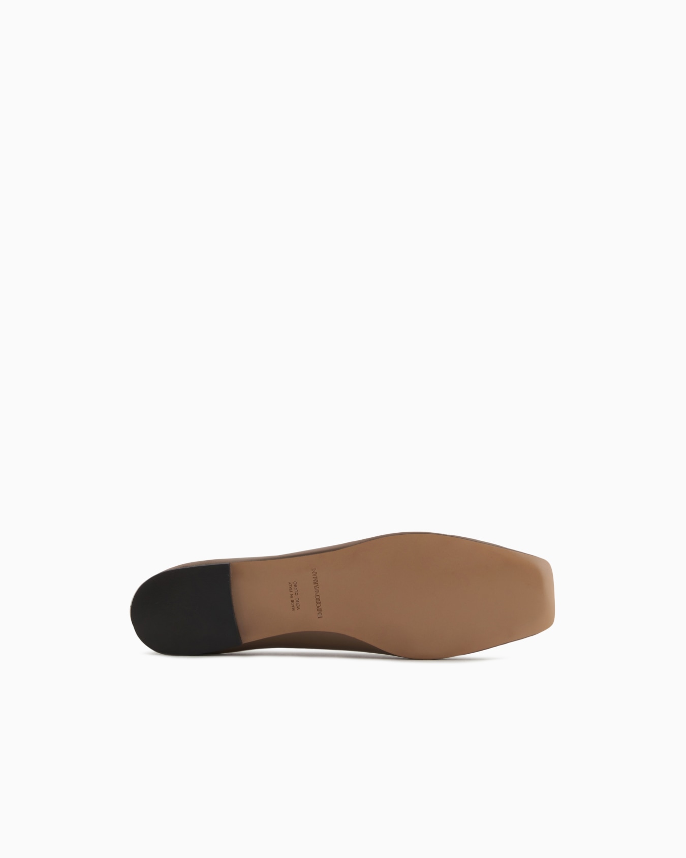 Nappa-leather square-toed ballerinas with strap  Slide 5
