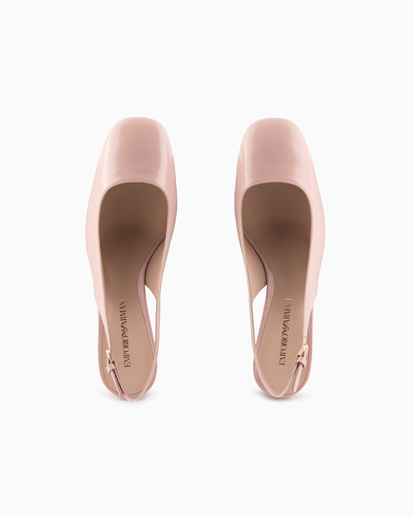 Patent leather slingback court shoes Slide 2
