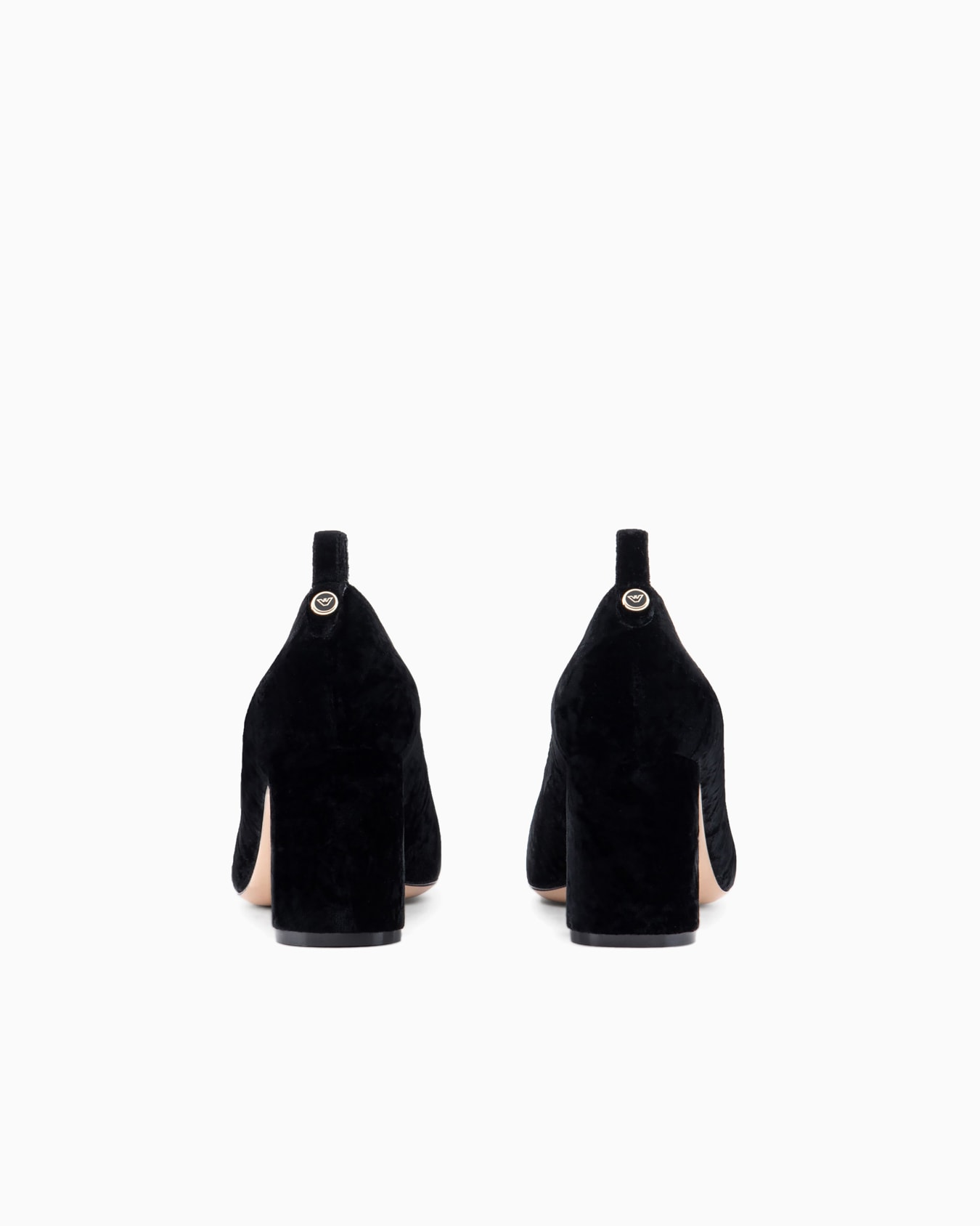 Textured velvet court shoes Slide 3