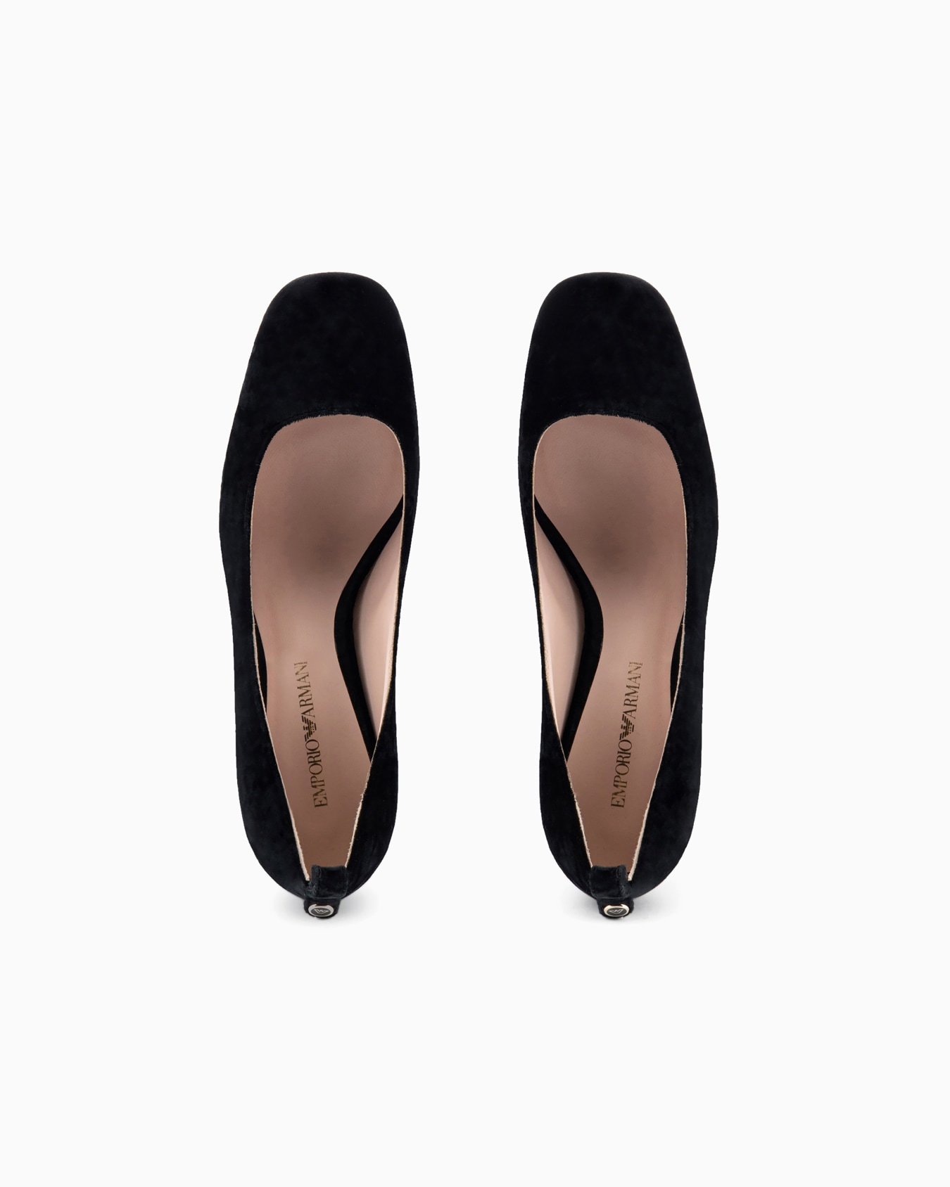 Textured velvet court shoes Slide 2