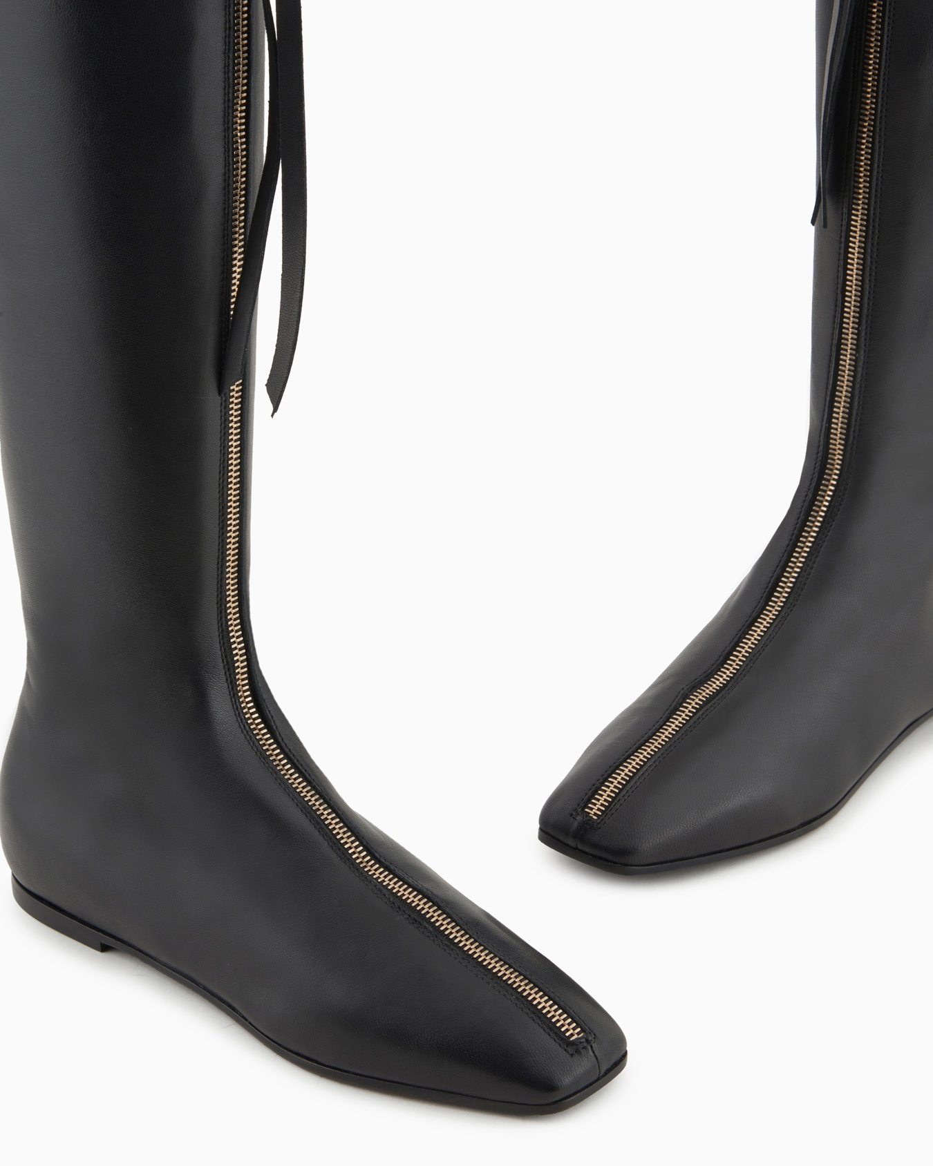 Bottes en nappa avec fermeture zippée intégrale Diapositive 3