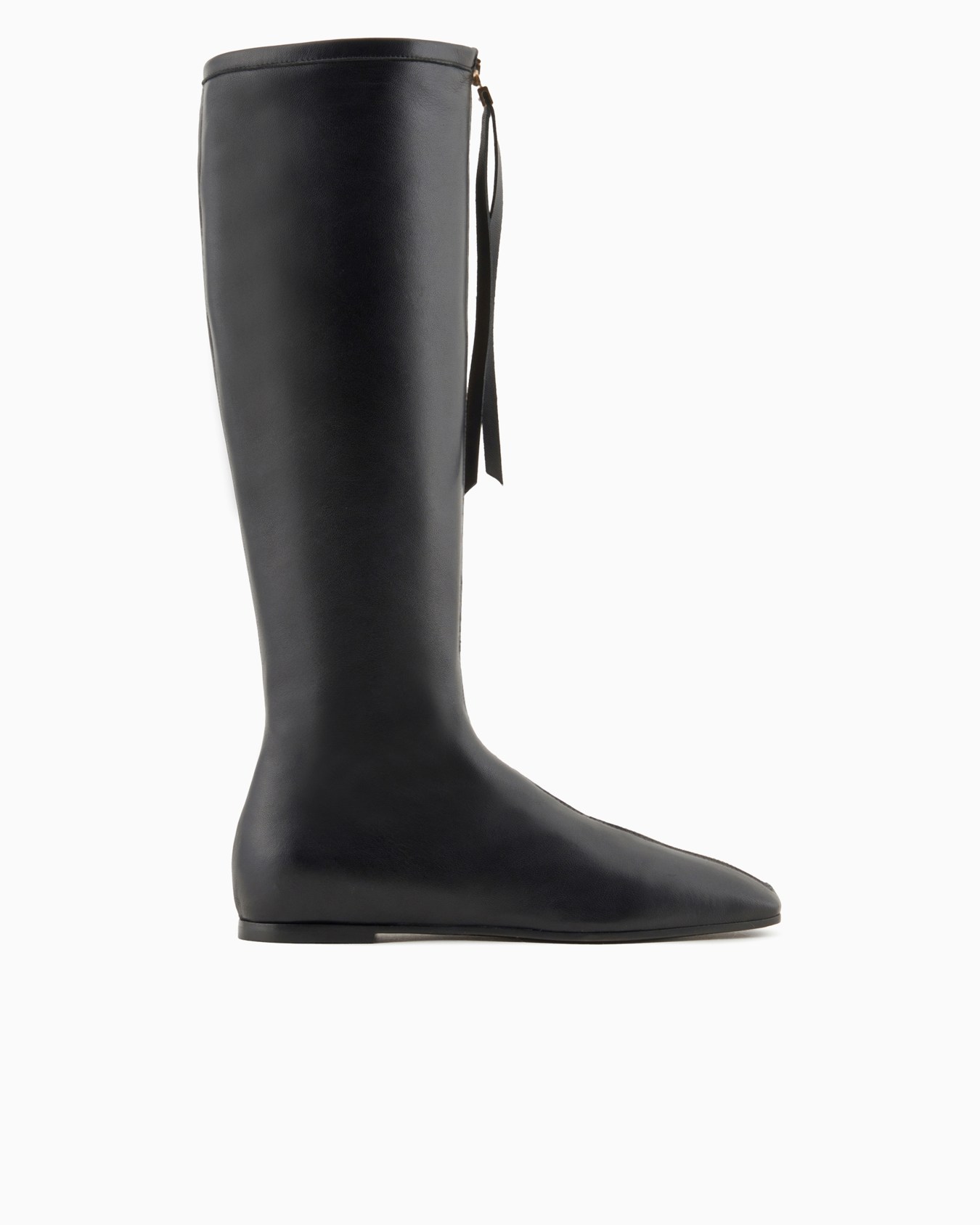 Bottes en nappa avec fermeture zippée intégrale Diapositive 0