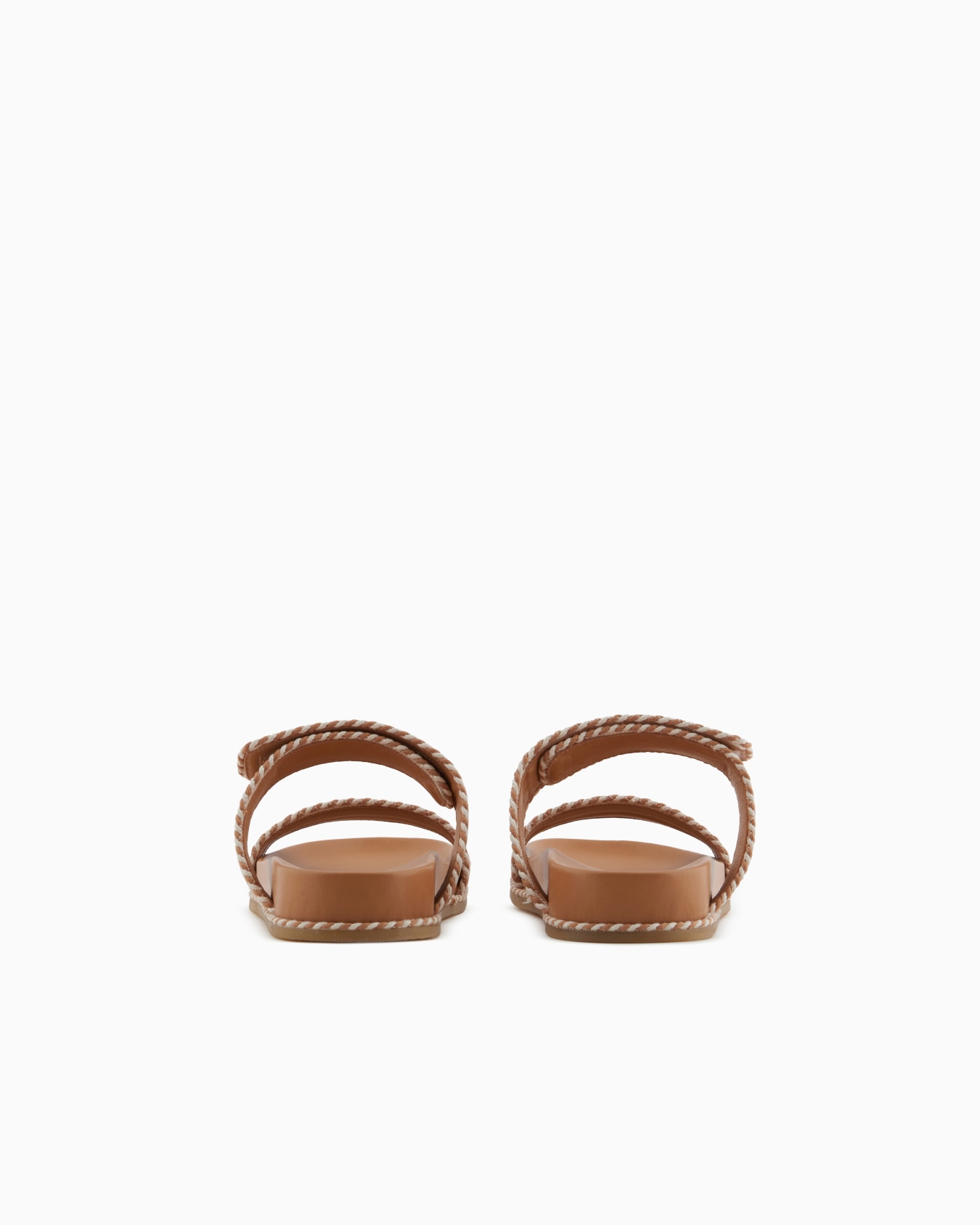 Sandals with nappa-leather strap and two-tone edges Slide 3