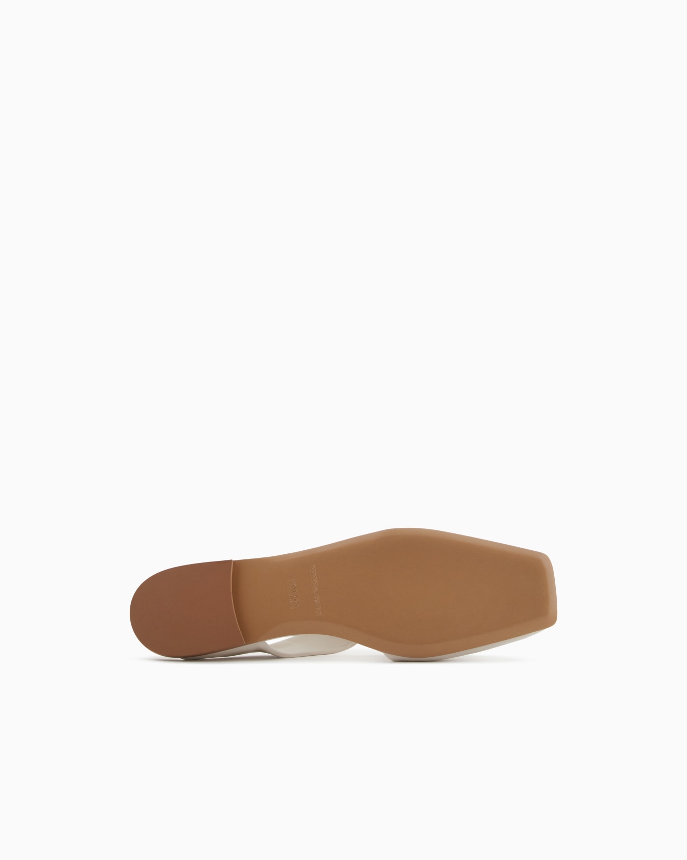 Nappa-leather mules with metallic logo Slide 5