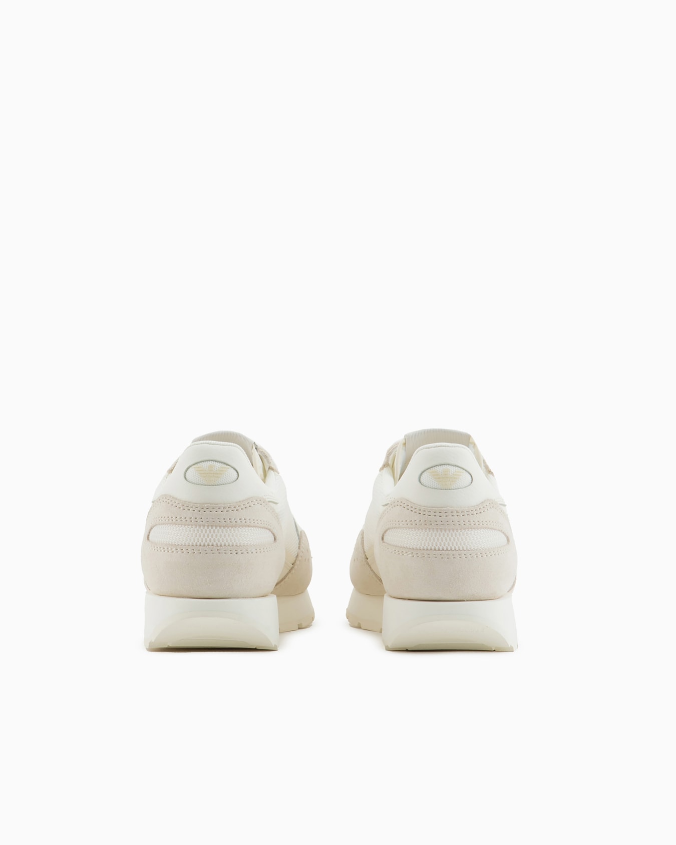 Mesh sneakers with suede details and eagle patch Slide 3