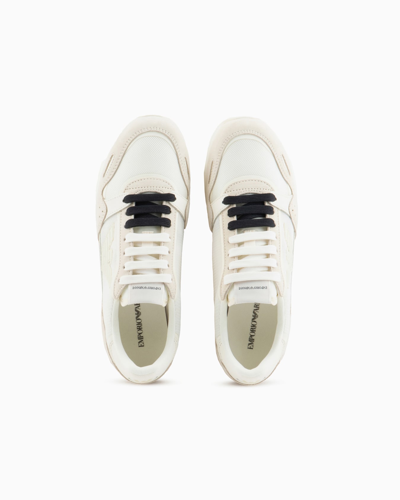 Mesh sneakers with suede details and eagle patch Slide 2