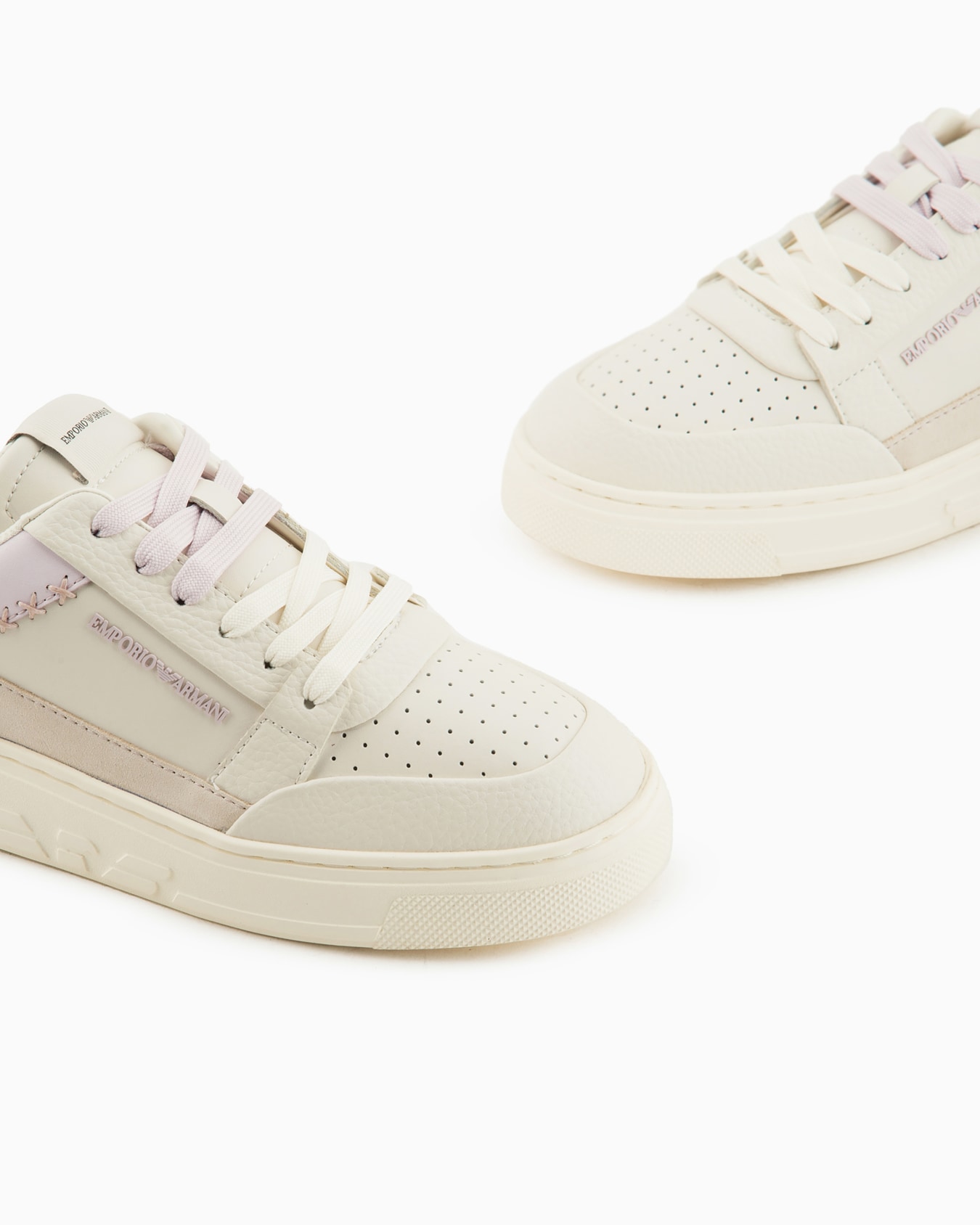 ASV regenerated-leather sneakers with contrasting details Slide 4