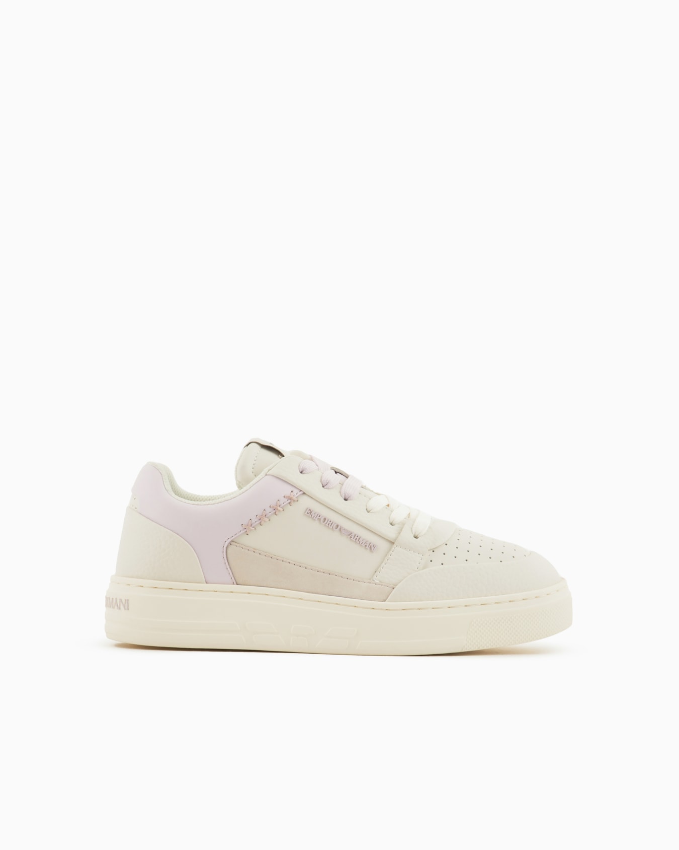 ASV regenerated-leather sneakers with contrasting details Slide 0