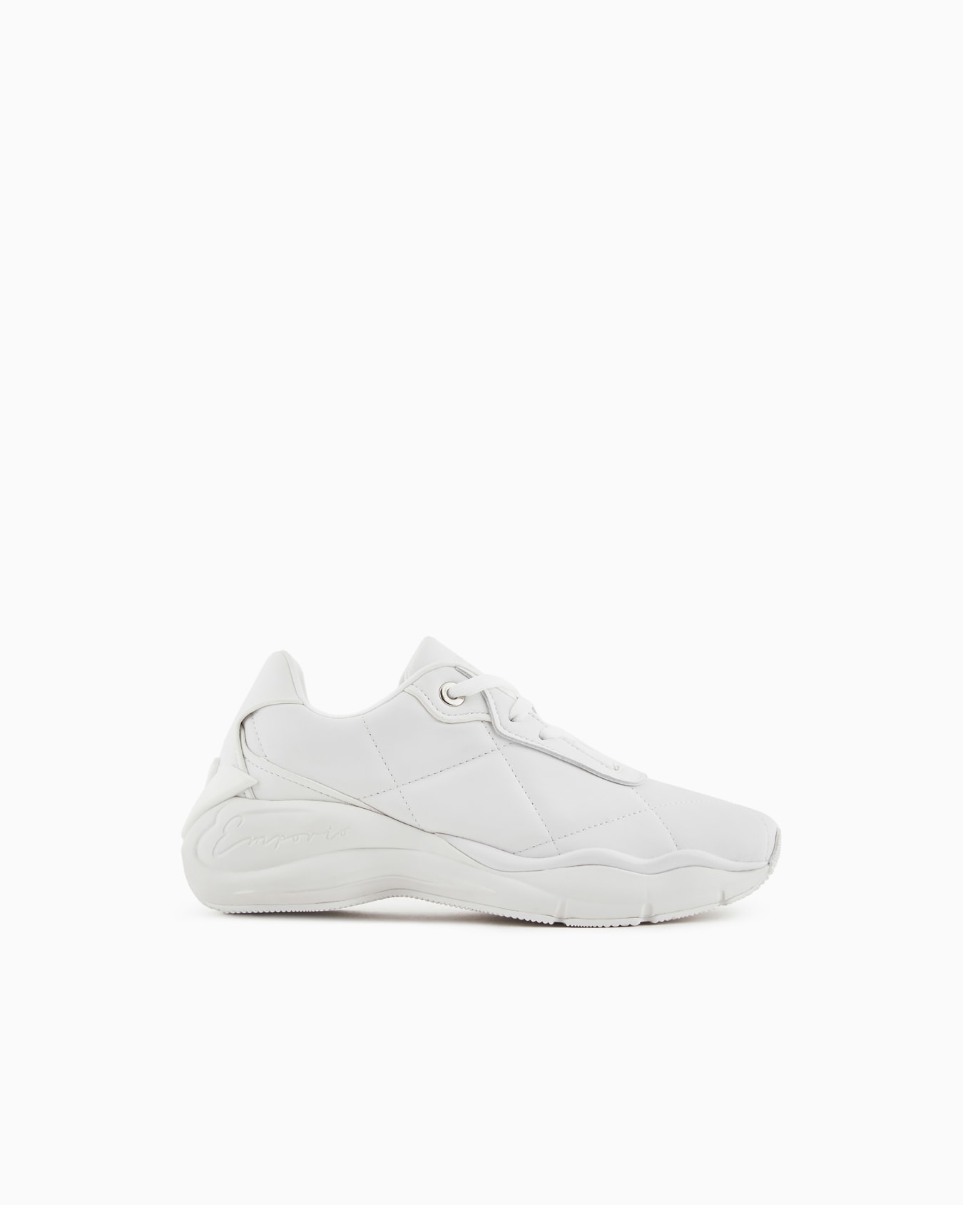 Quilted nappa leather sneakers Slide 0