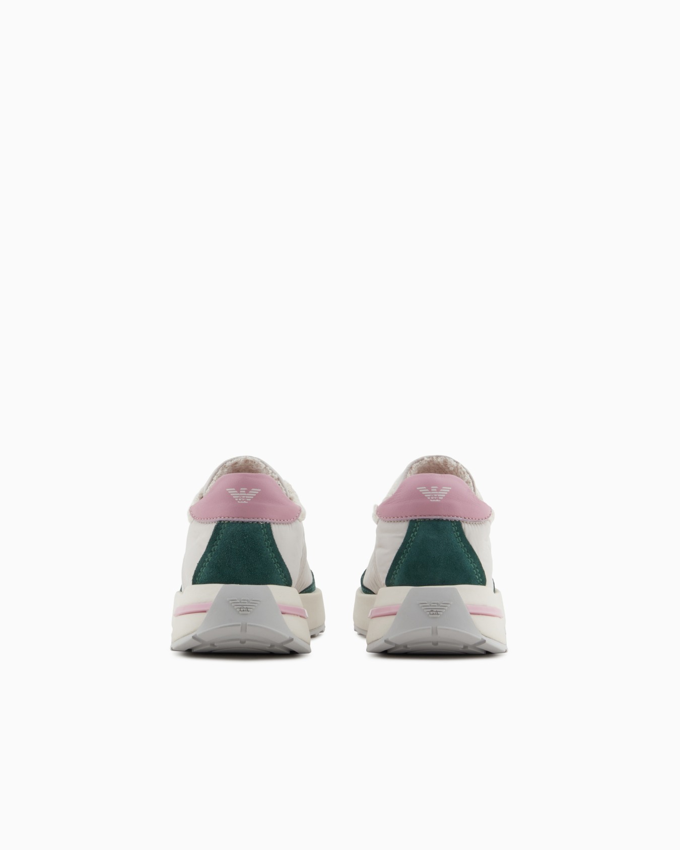 Nylon sneakers with suede details  Slide 3
