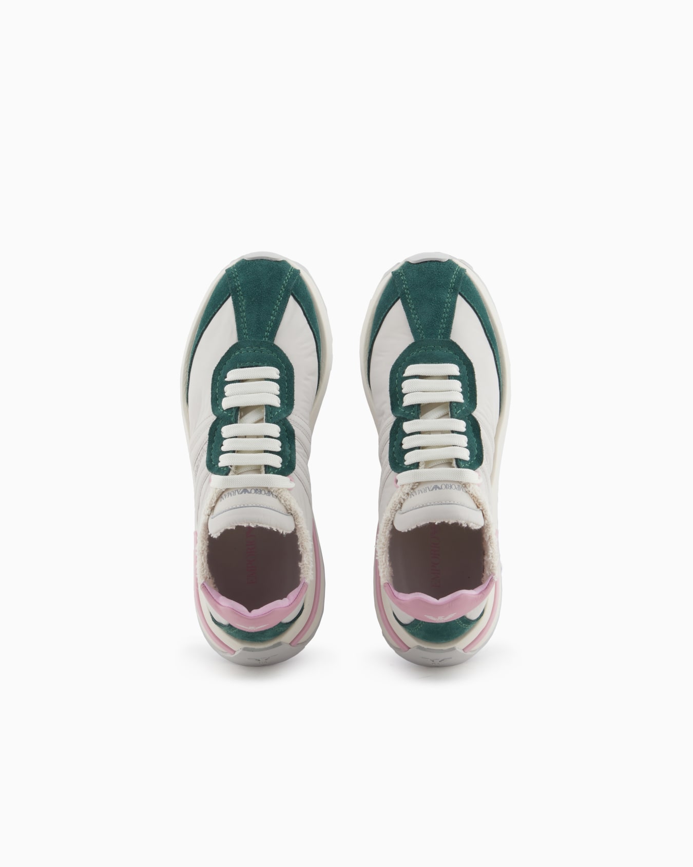 Nylon sneakers with suede details  Slide 2