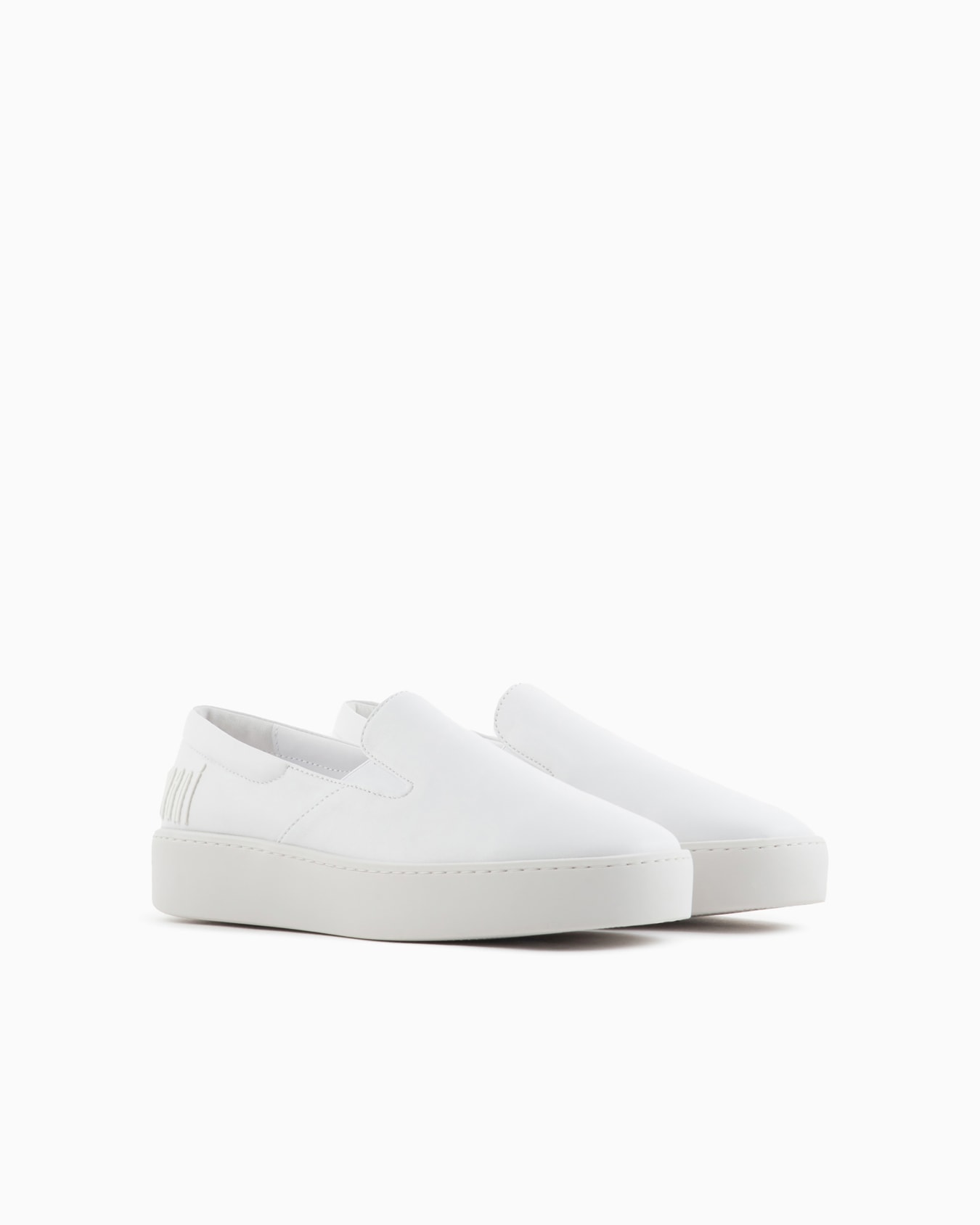 Nappa-leather slip-ons with Icon graphic design logo Slide 2