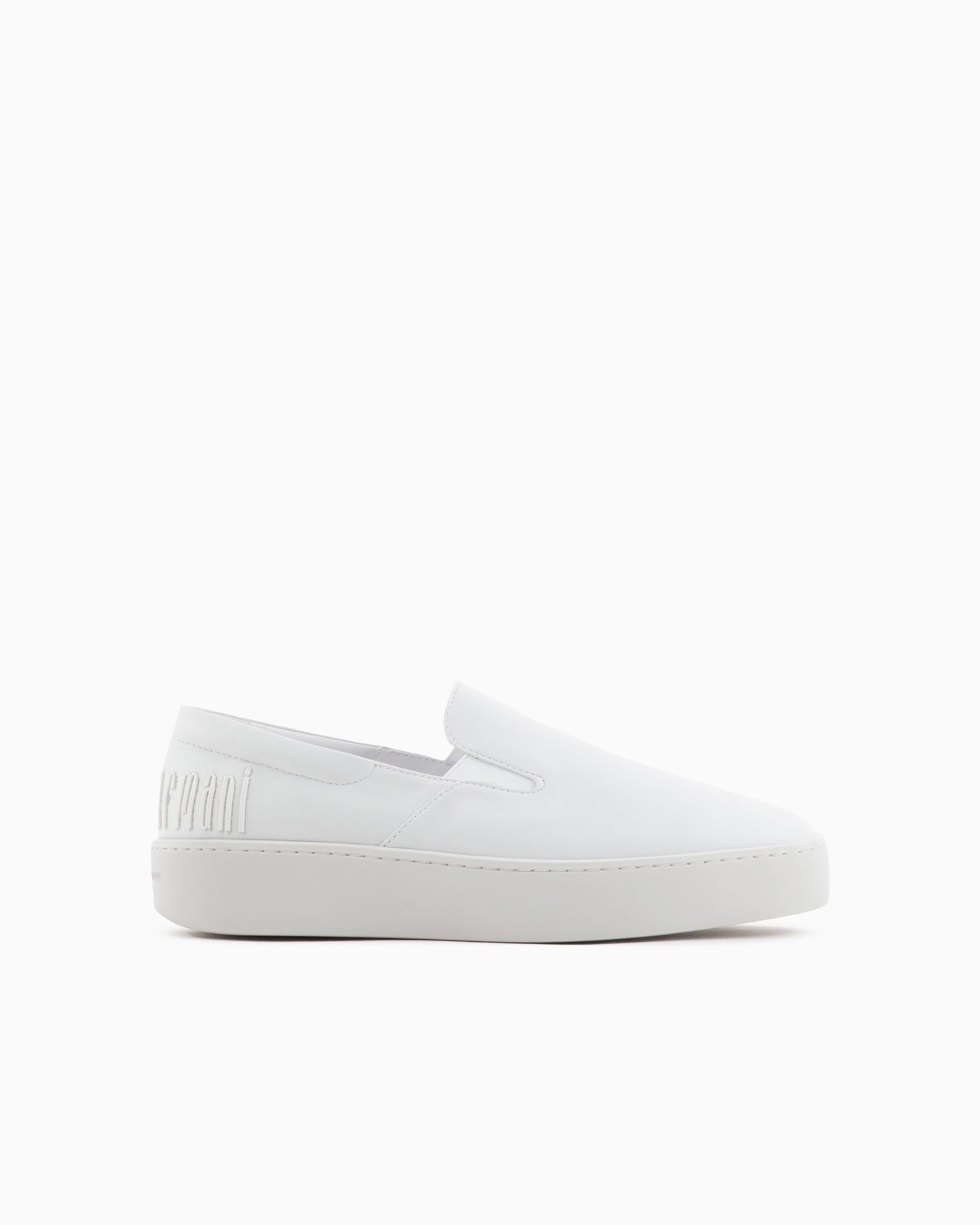 Nappa-leather slip-ons with Icon graphic design logo Slide 0