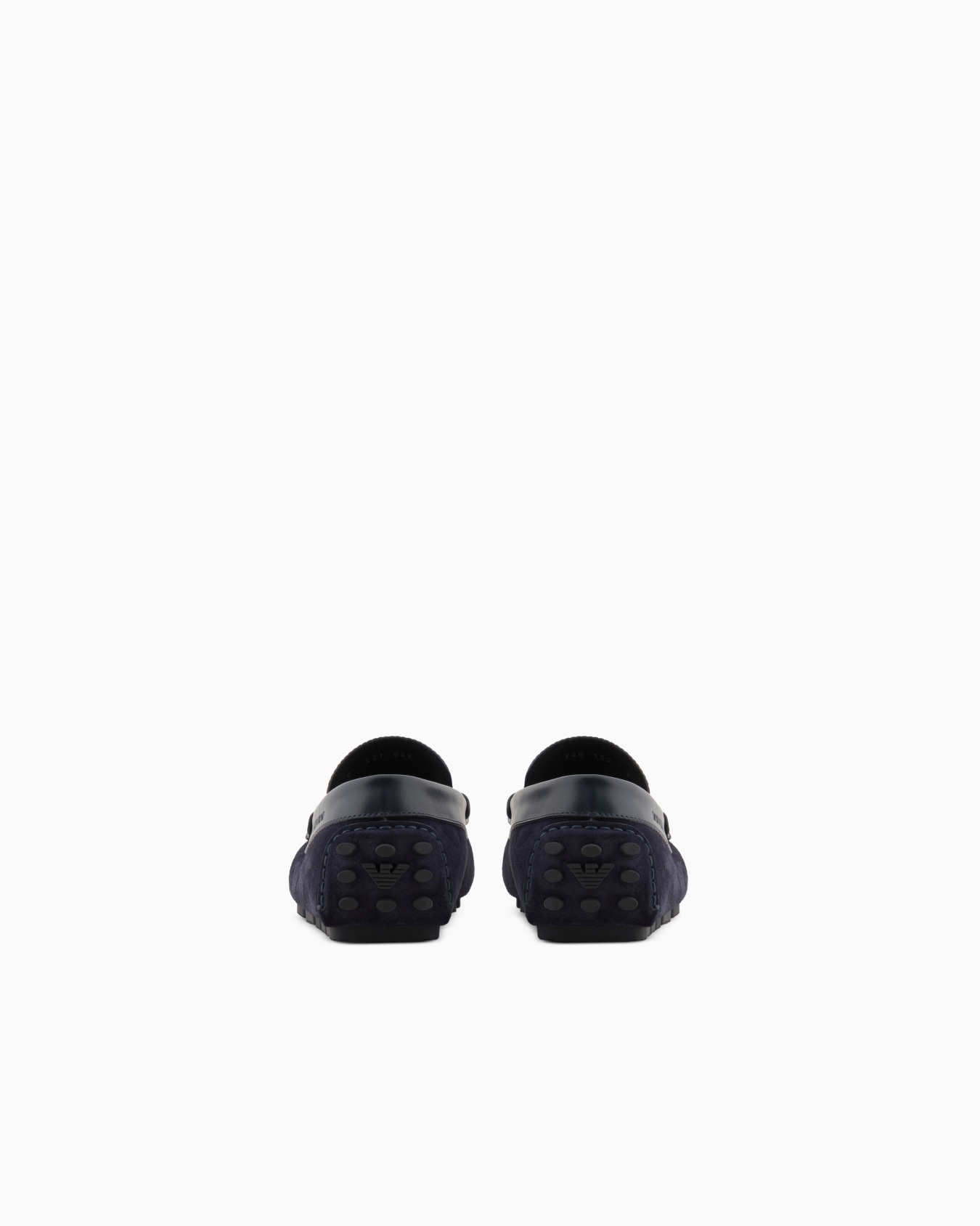 Multi-striped suede driving loafers Slide 3