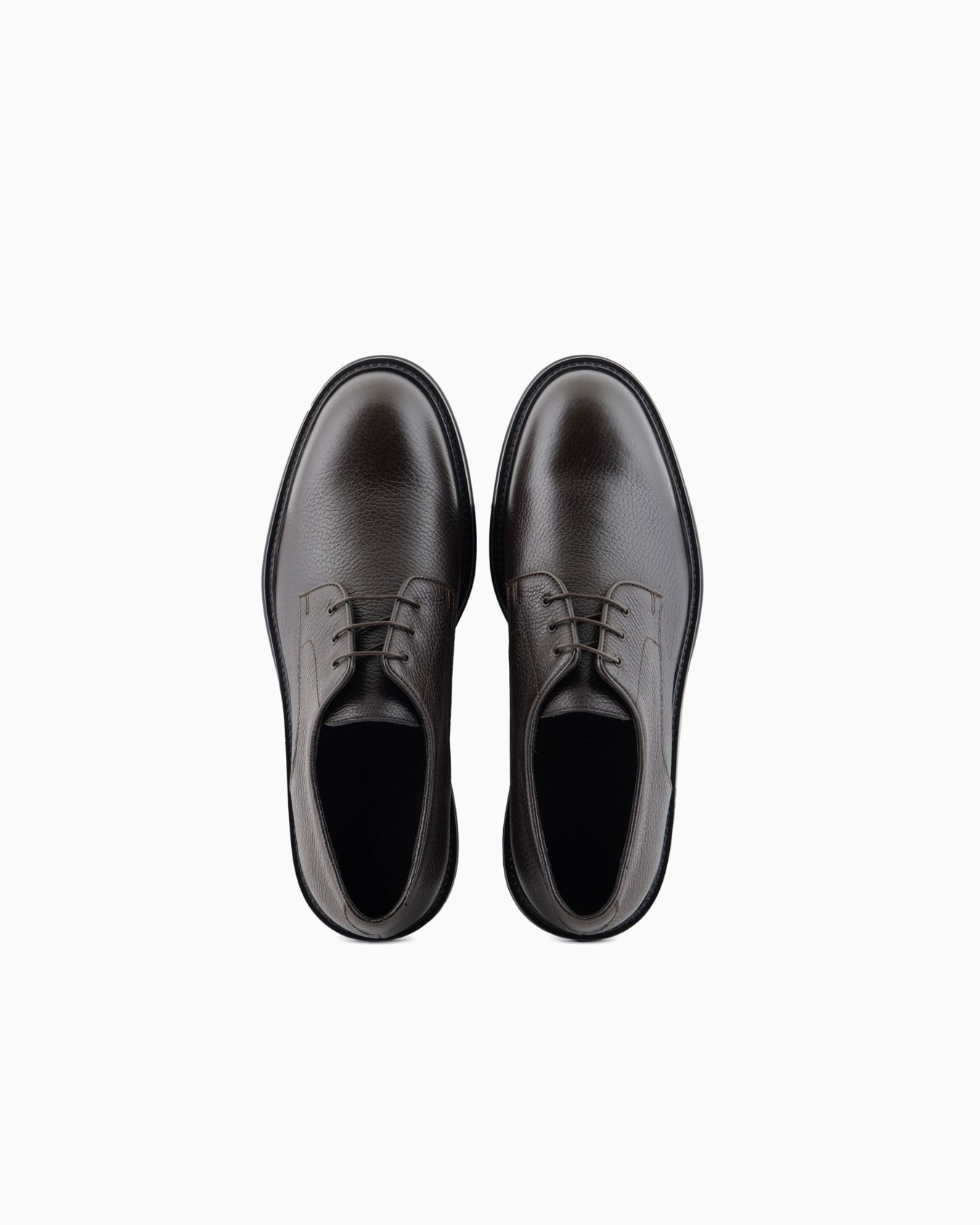 Pebbled leather Derby shoes Slide 2
