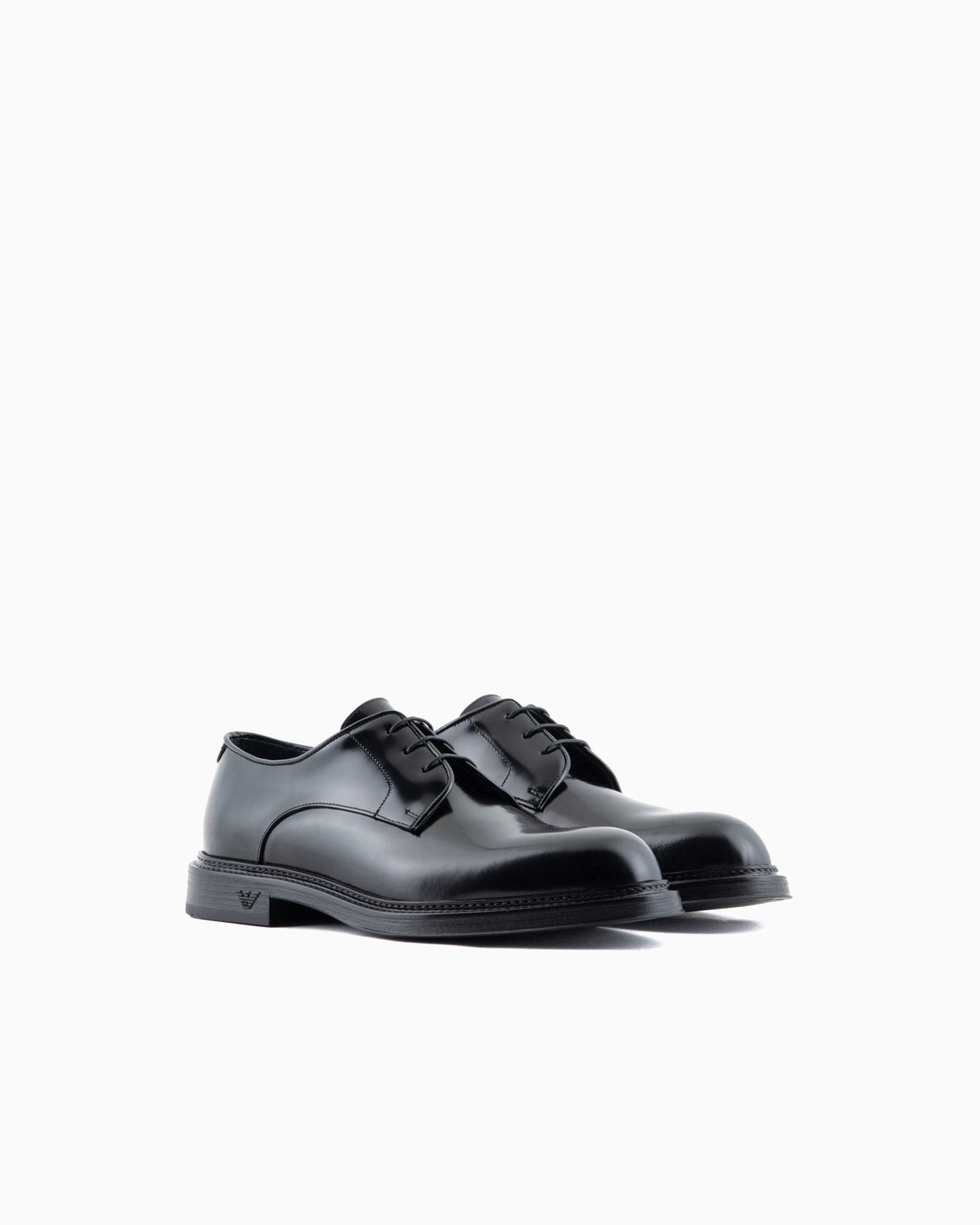 Derby shoes in buffed leather Slide 1