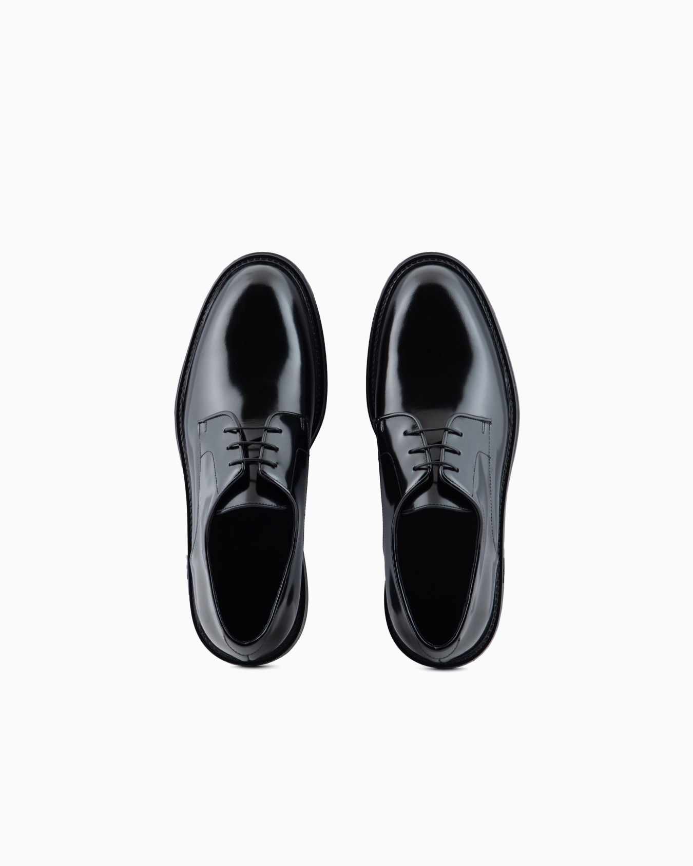 Derby shoes in buffed leather Slide 2