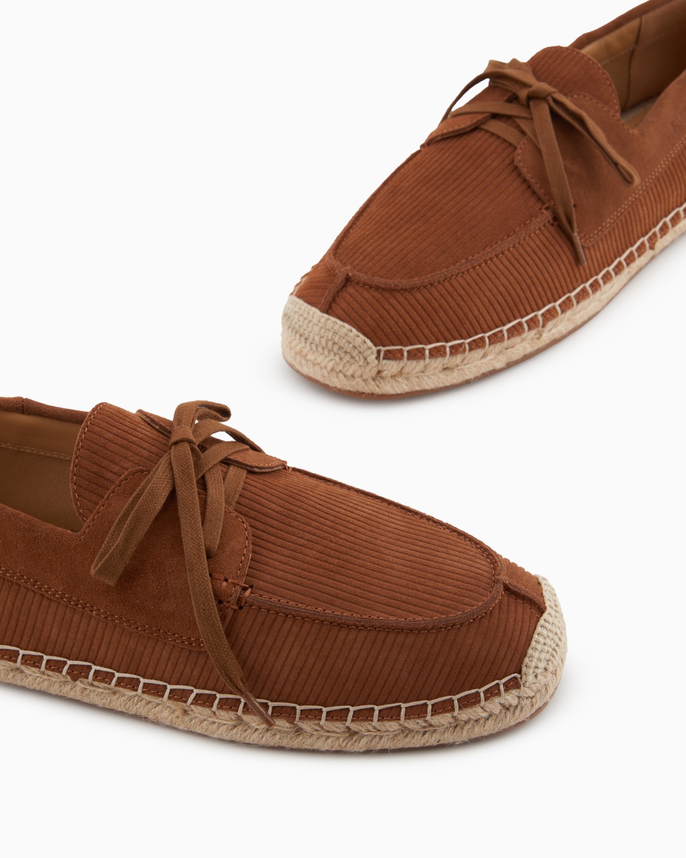 Boat-style espadrilles in multi-striped suede Slide 4