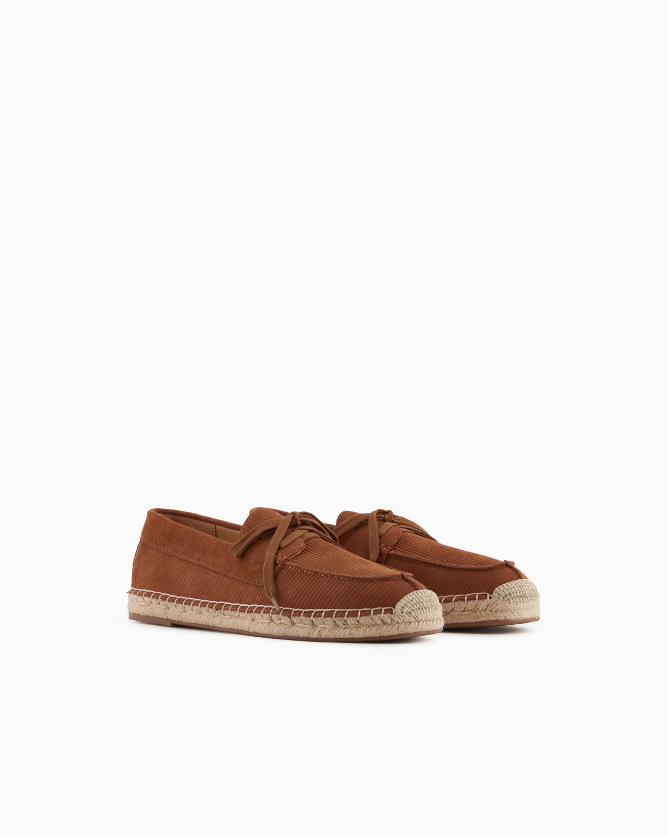 Boat-style espadrilles in multi-striped suede Slide 1