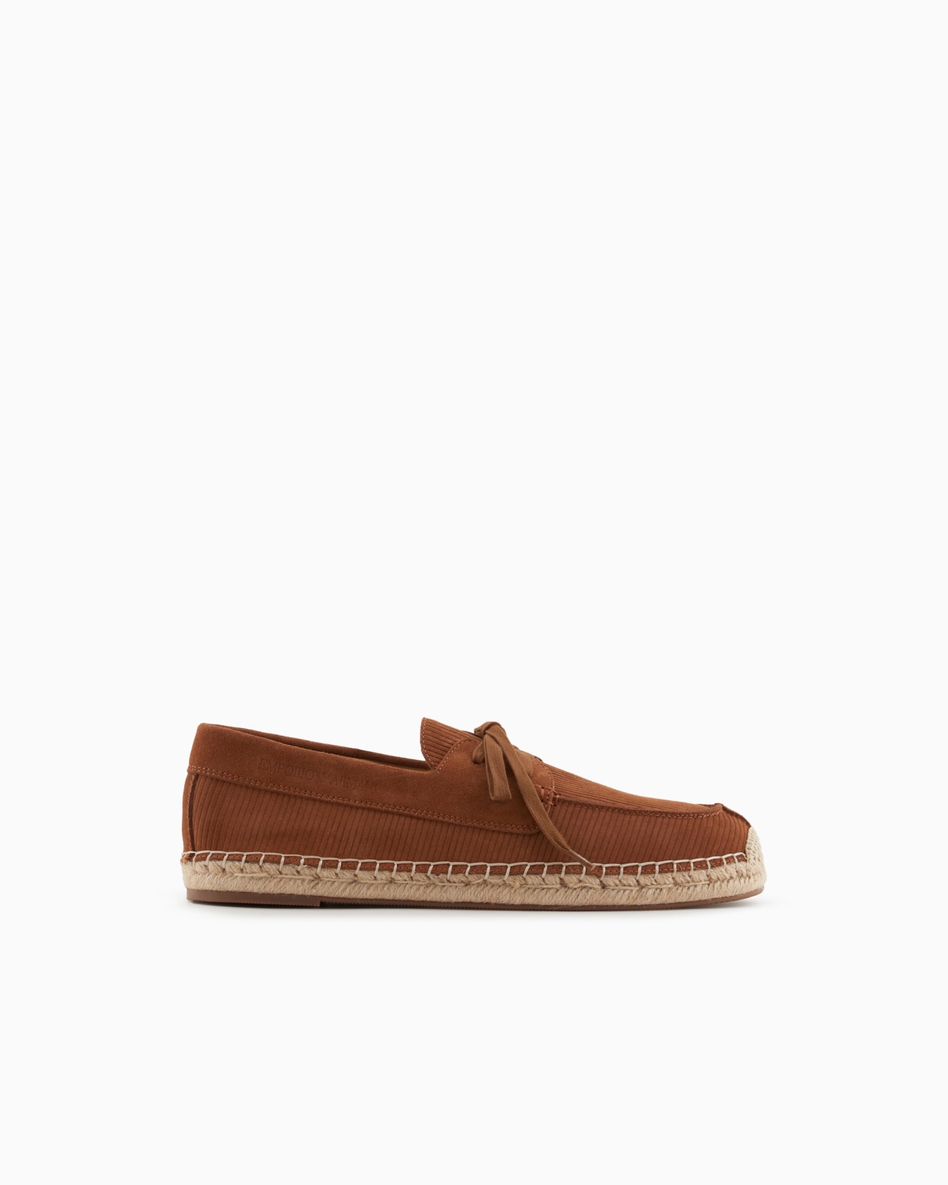 Boat-style espadrilles in multi-striped suede Slide 0