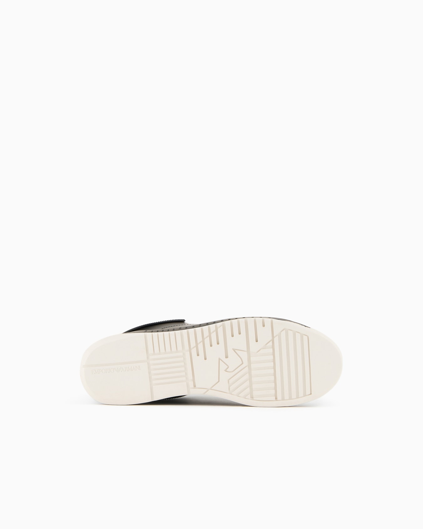 Leather sneakers with rubber back knurled sole Slide 5