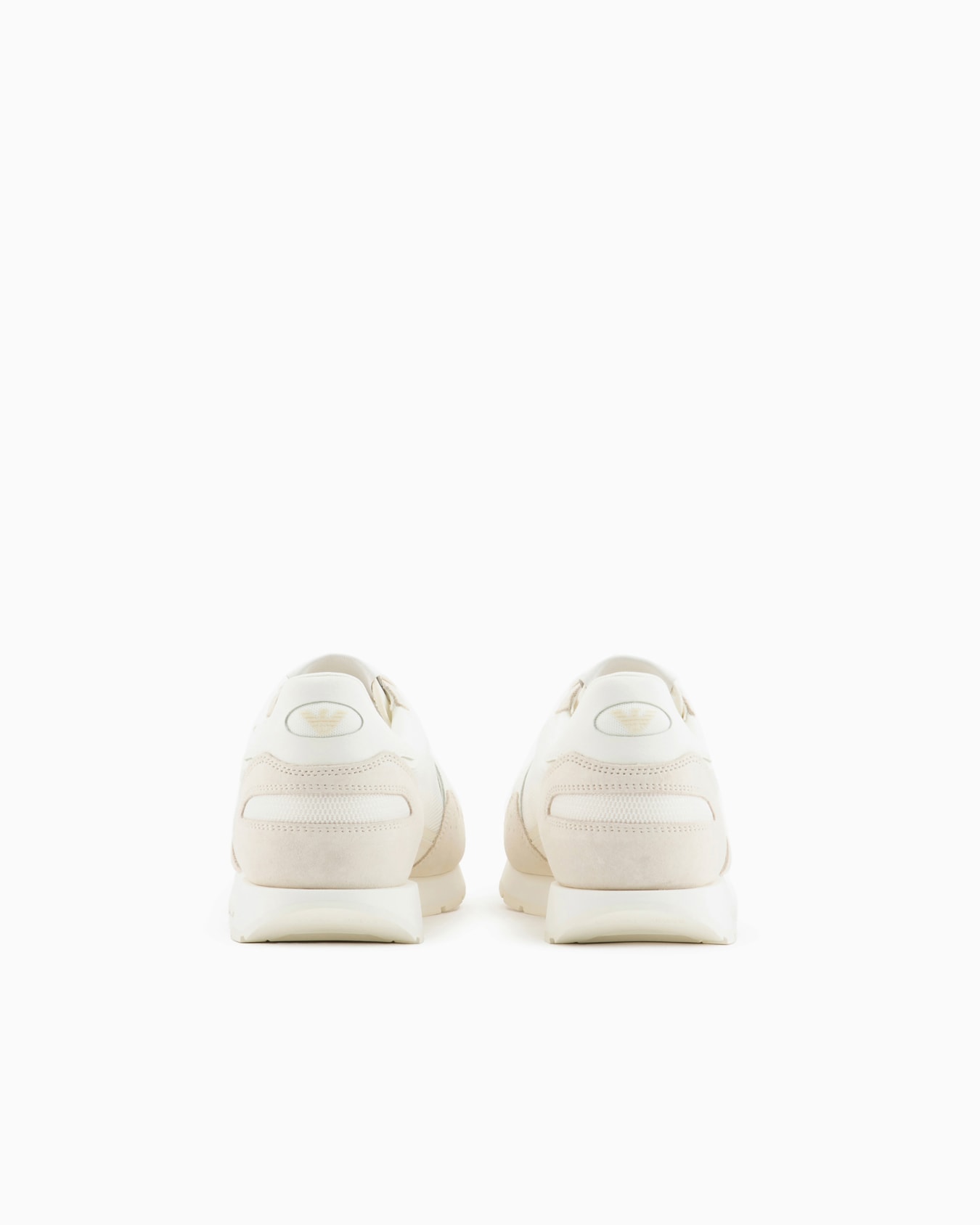 Mesh sneakers with suede details and eagle patch Slide 3