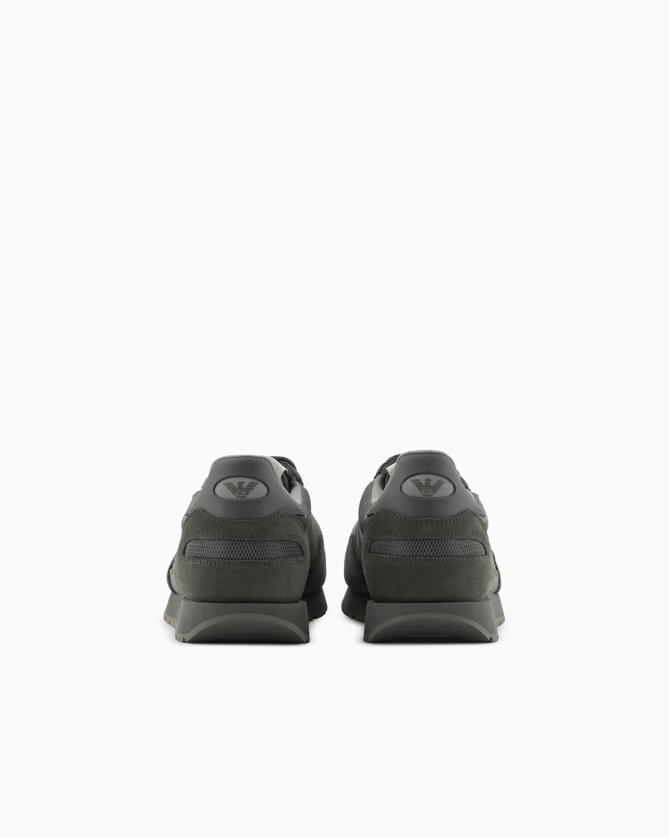 Sneaker aus Mesh mit Veloursleder-Details und Maxi-Adler-Patch Folie 3