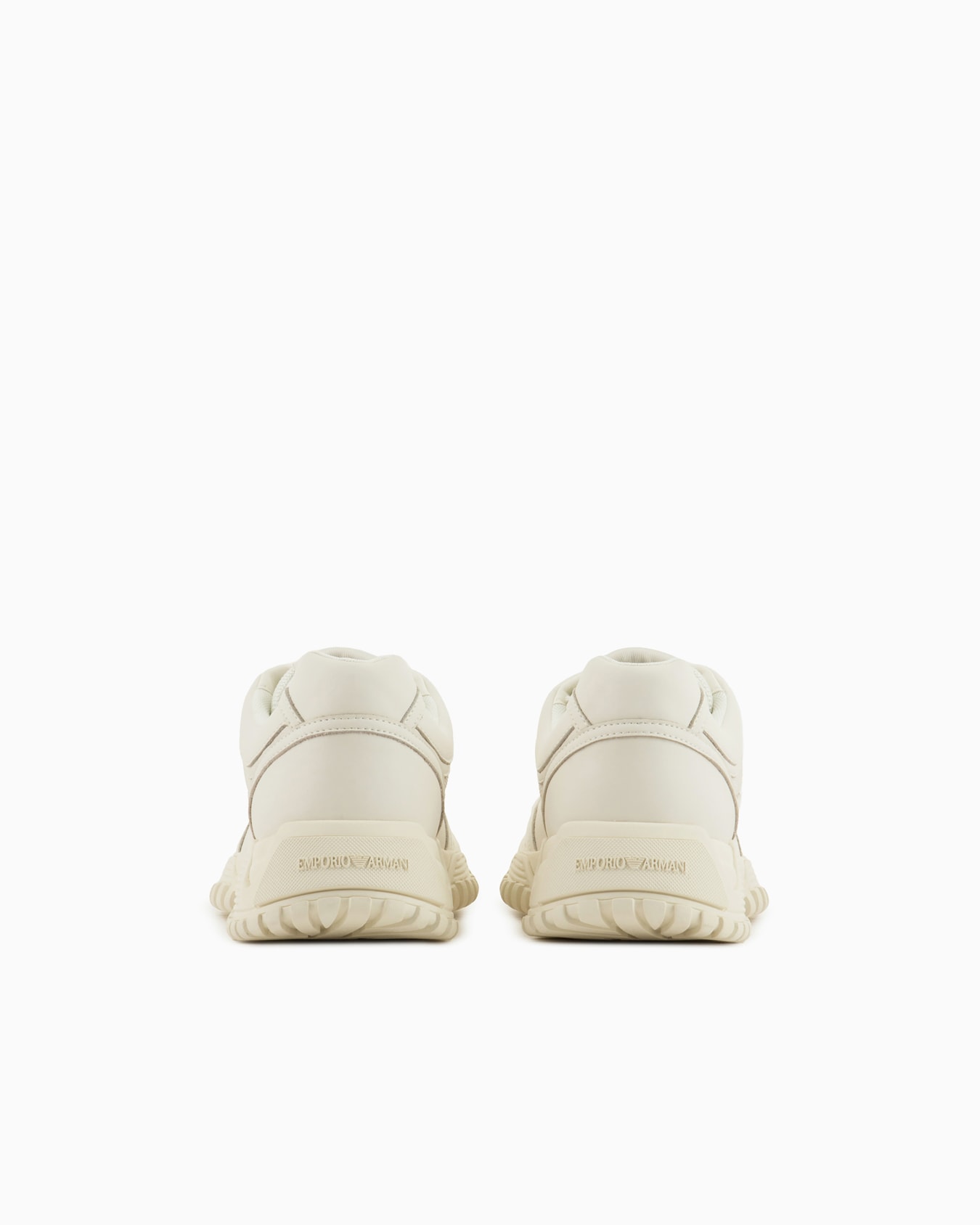 Sneaker aus Mesh und farblich abgestimmtem Leder Folie 3