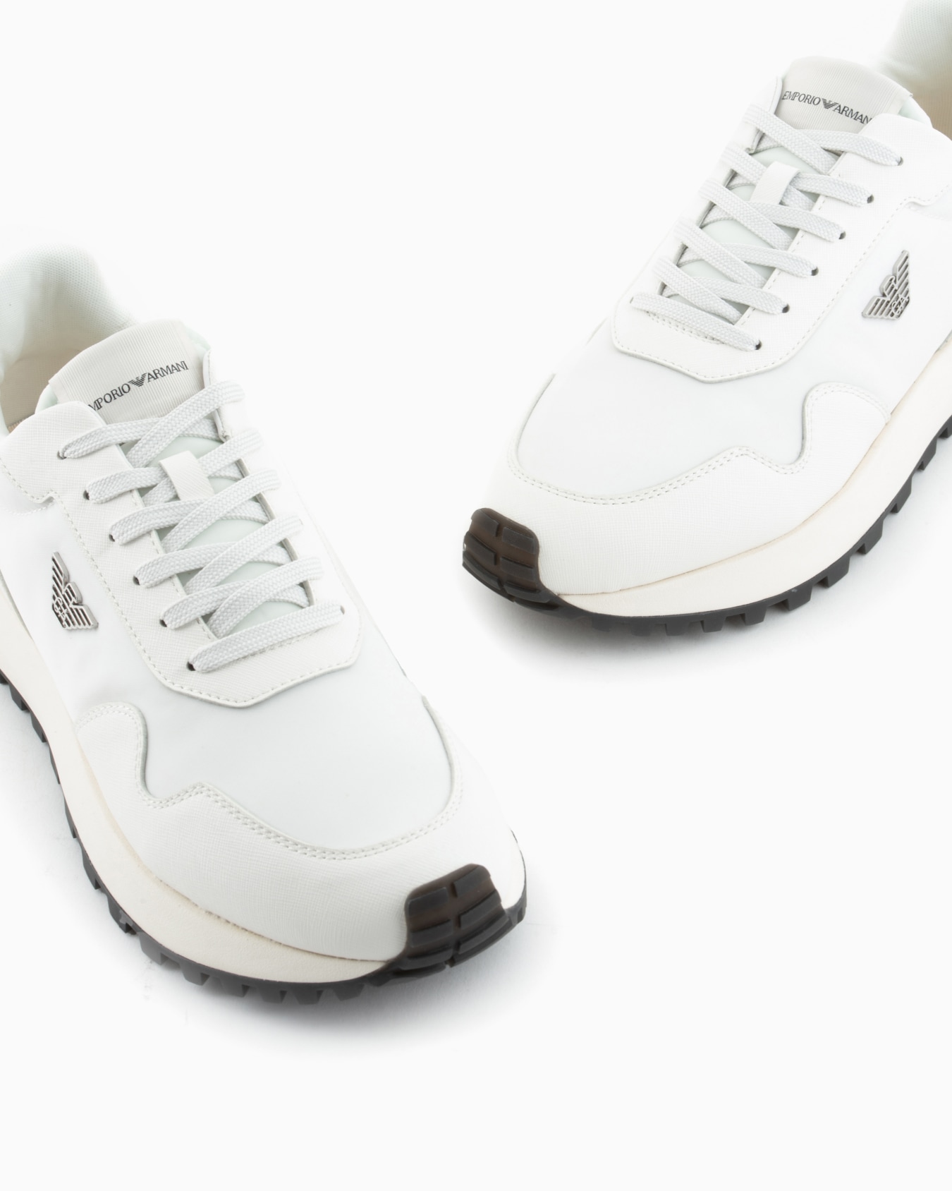 Sneakers en nylon recyclé avec détails en saffiano régénéré ASV Diapositive 4
