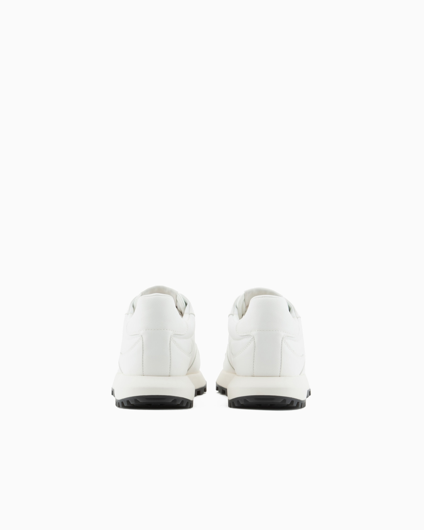 Sneakers en nylon recyclé avec détails en saffiano régénéré ASV Diapositive 3