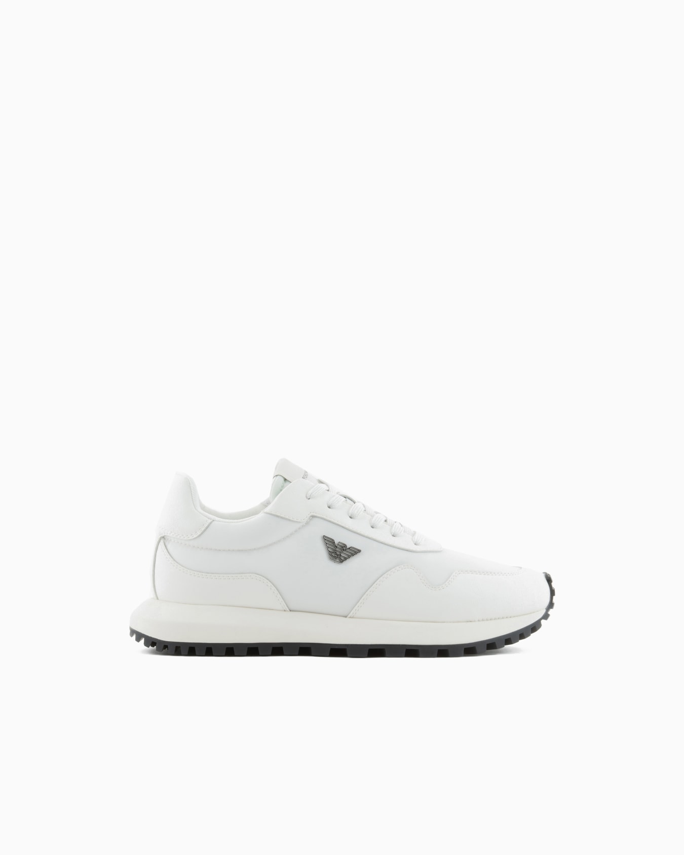 Sneakers en nylon recyclé avec détails en saffiano régénéré ASV Diapositive 0